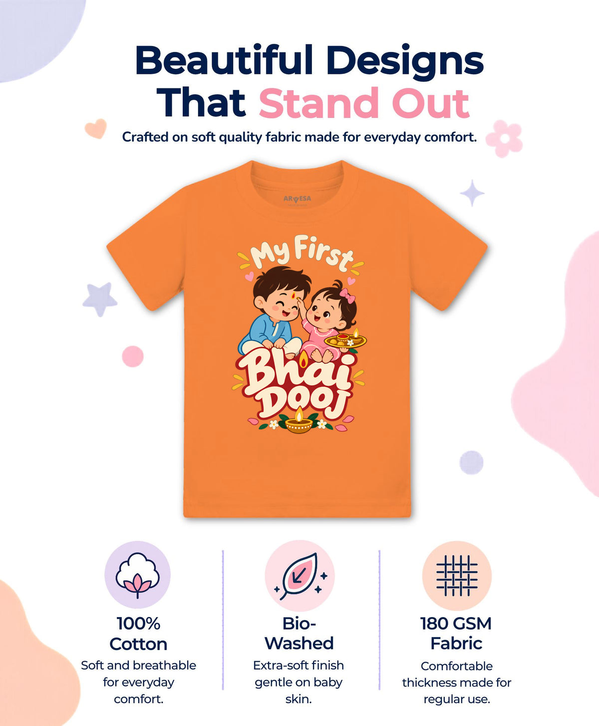 No | My First Bhaidooj Diwali - T-shirt