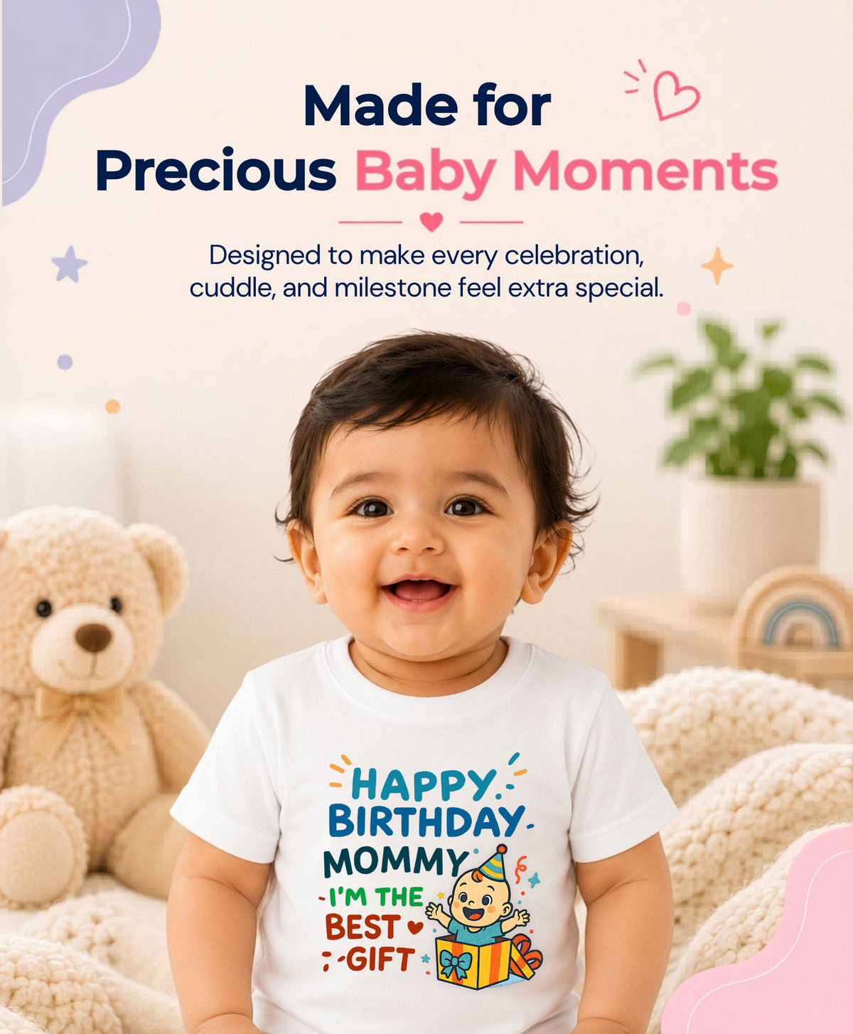 No | Happy Birthday Mommy I'm The Best Gift Mom Birthday - T-shirt