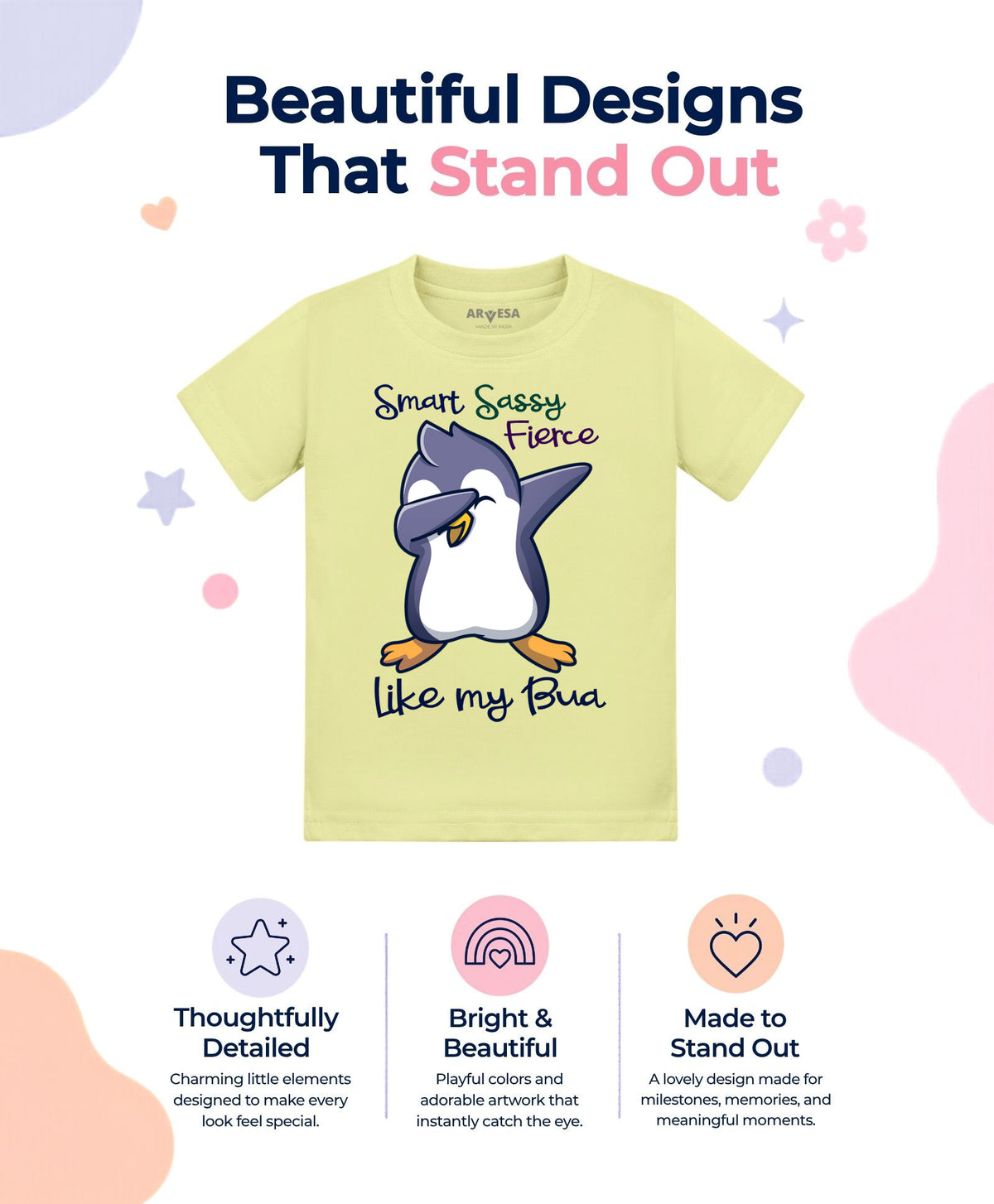No | Smart Sassy Like My Bua - T-shirt