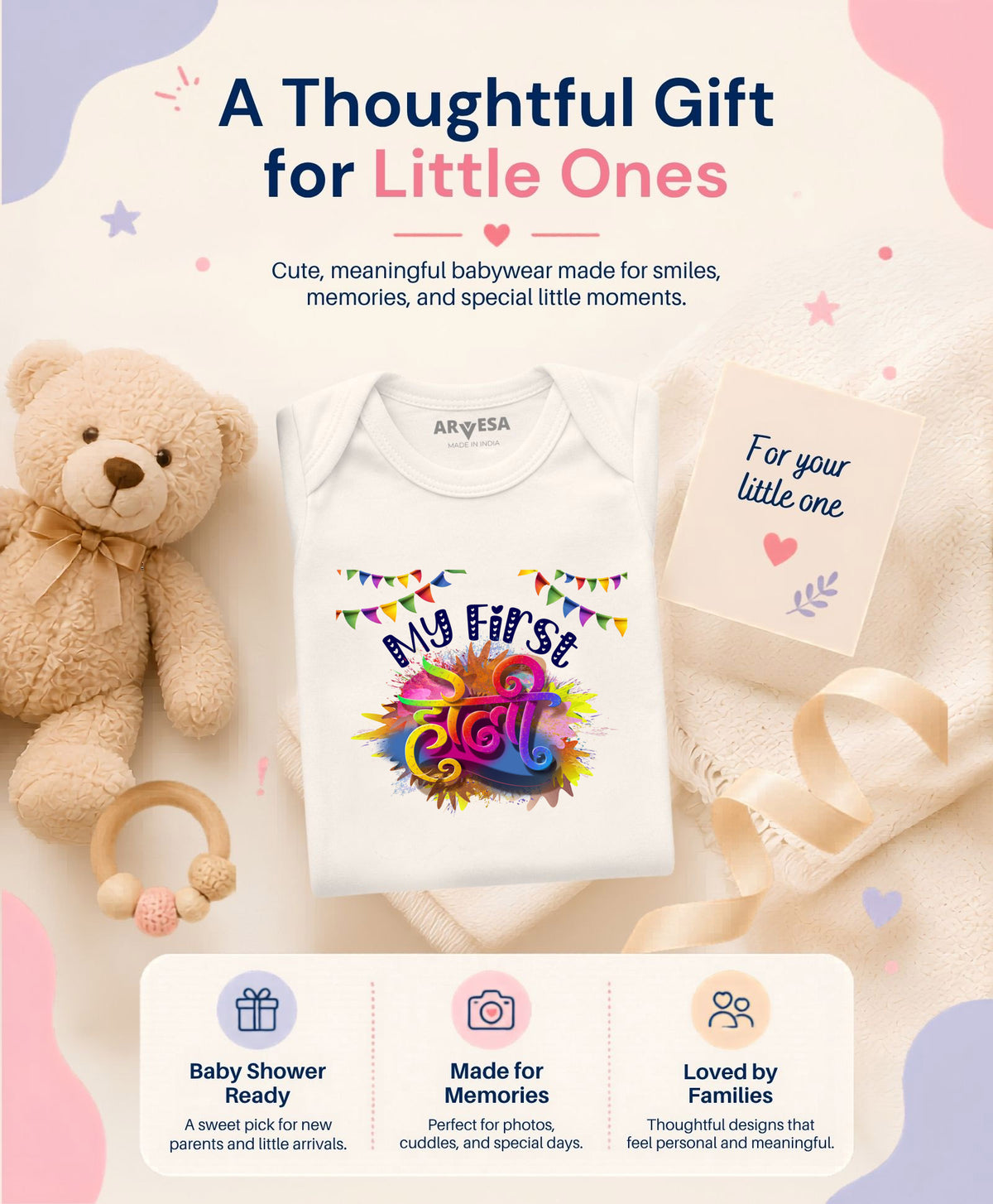 No | My First Holi - Romper