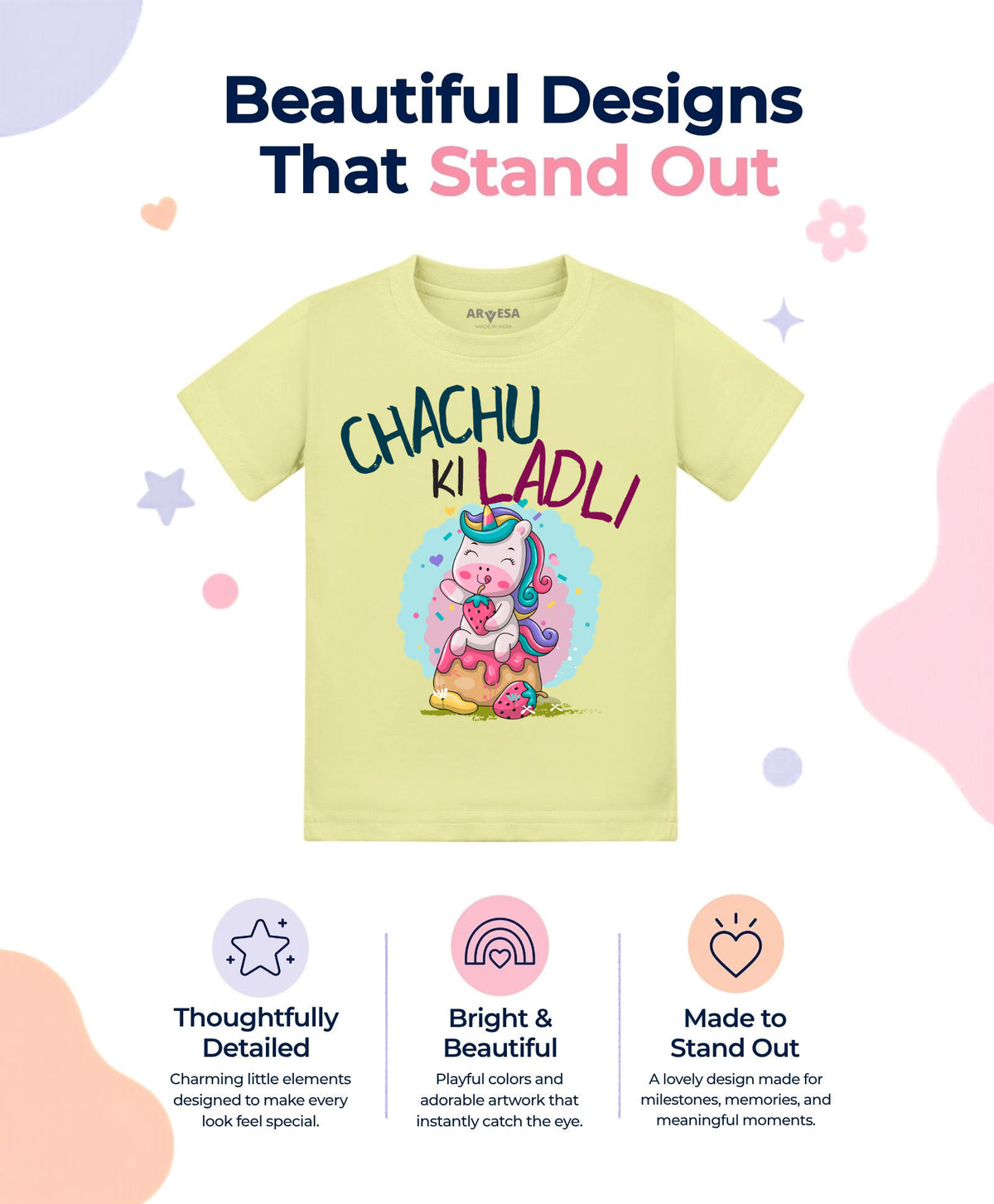 No | Chachu Ki Ladli - T-shirt