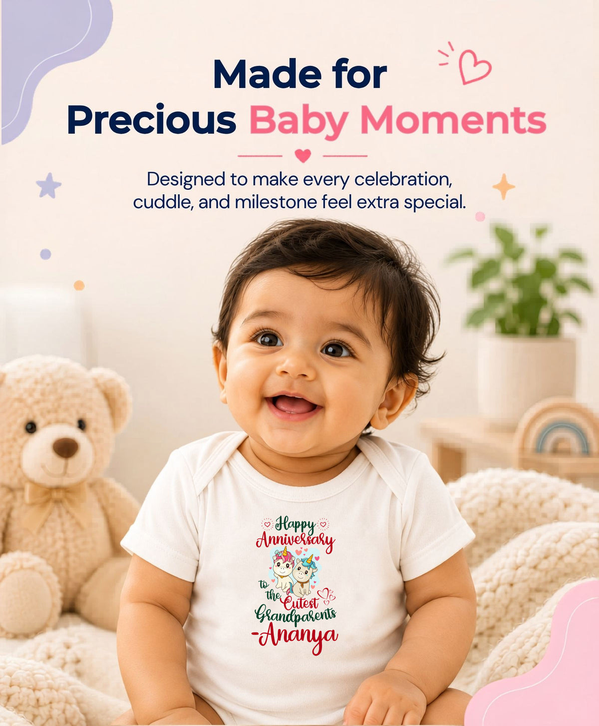 Yes | Happy Anniversay GrandParents Family Anniversary - Romper