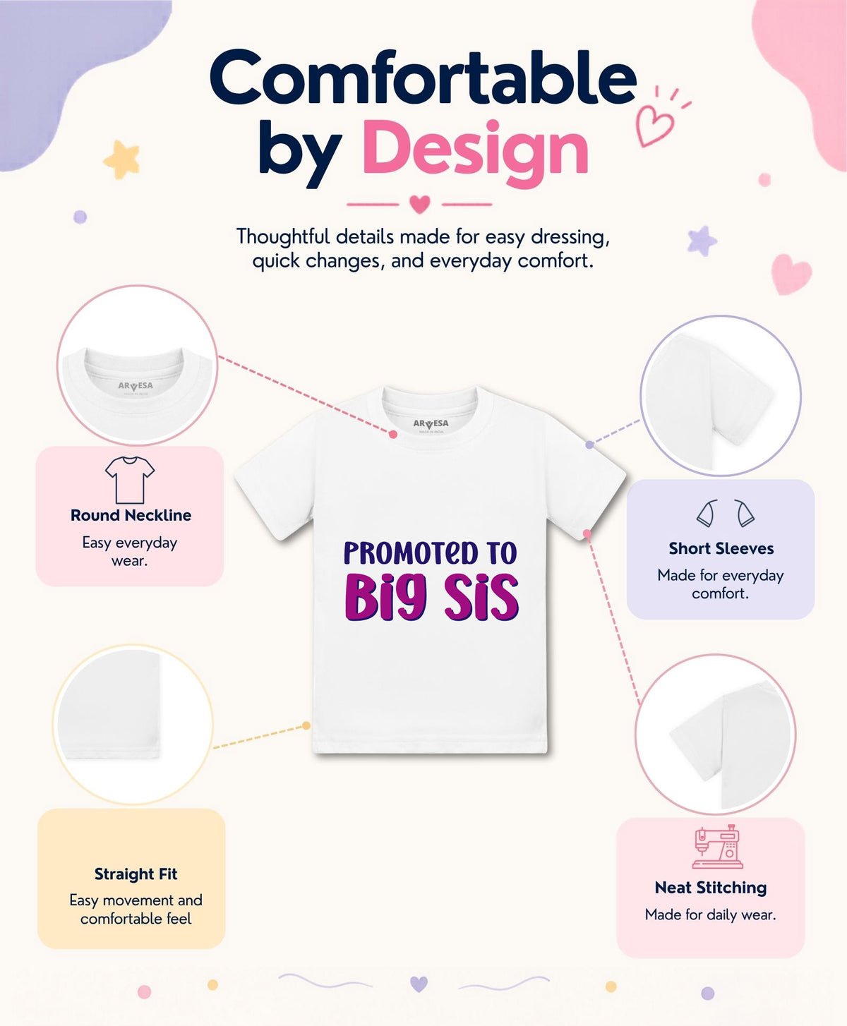 No | Promoted To Big Sis Sister - T-shirt
