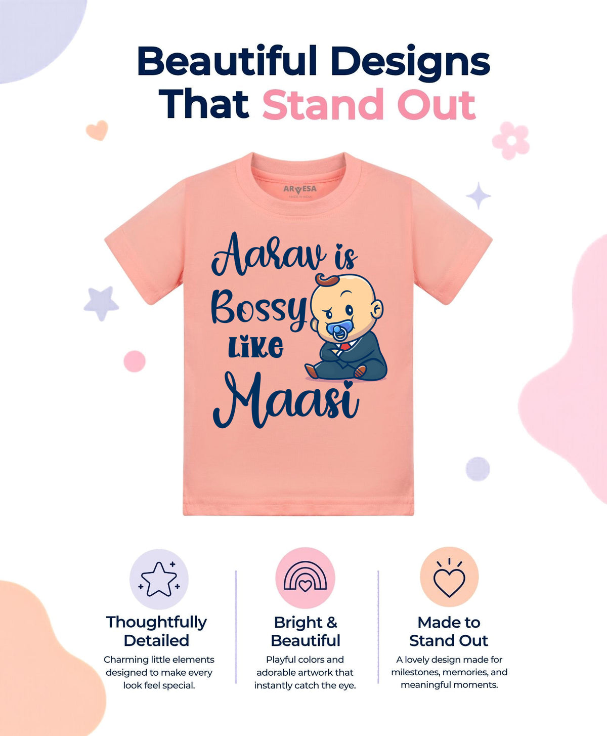 Yes | Bossy Like My Maasi - T-shirt
