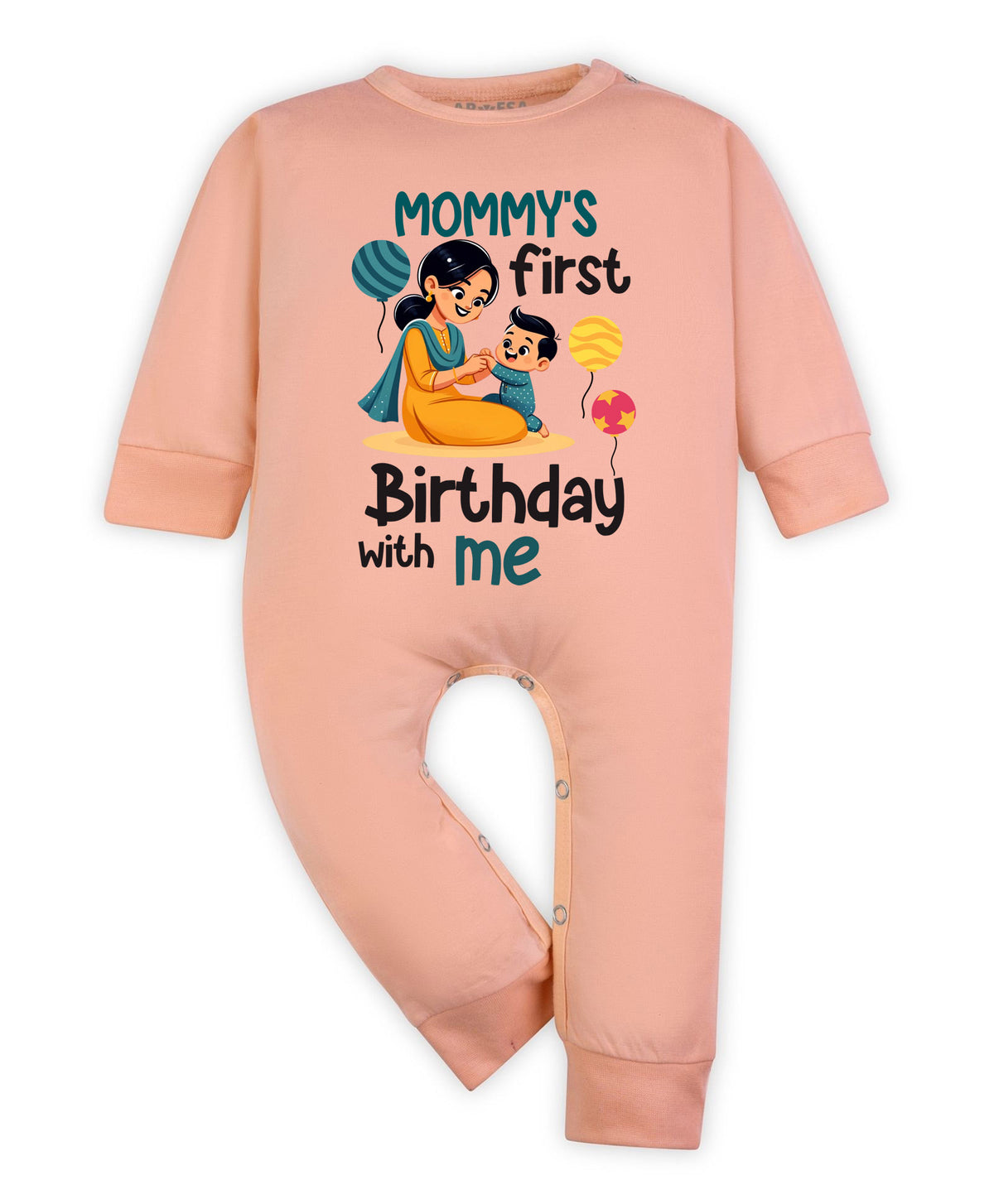 No | Mommy First Birthday With Me Mom Birthday - Jumpsuit