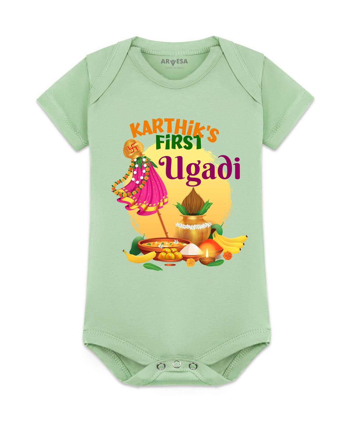 Yes | My First Ugadi - Romper