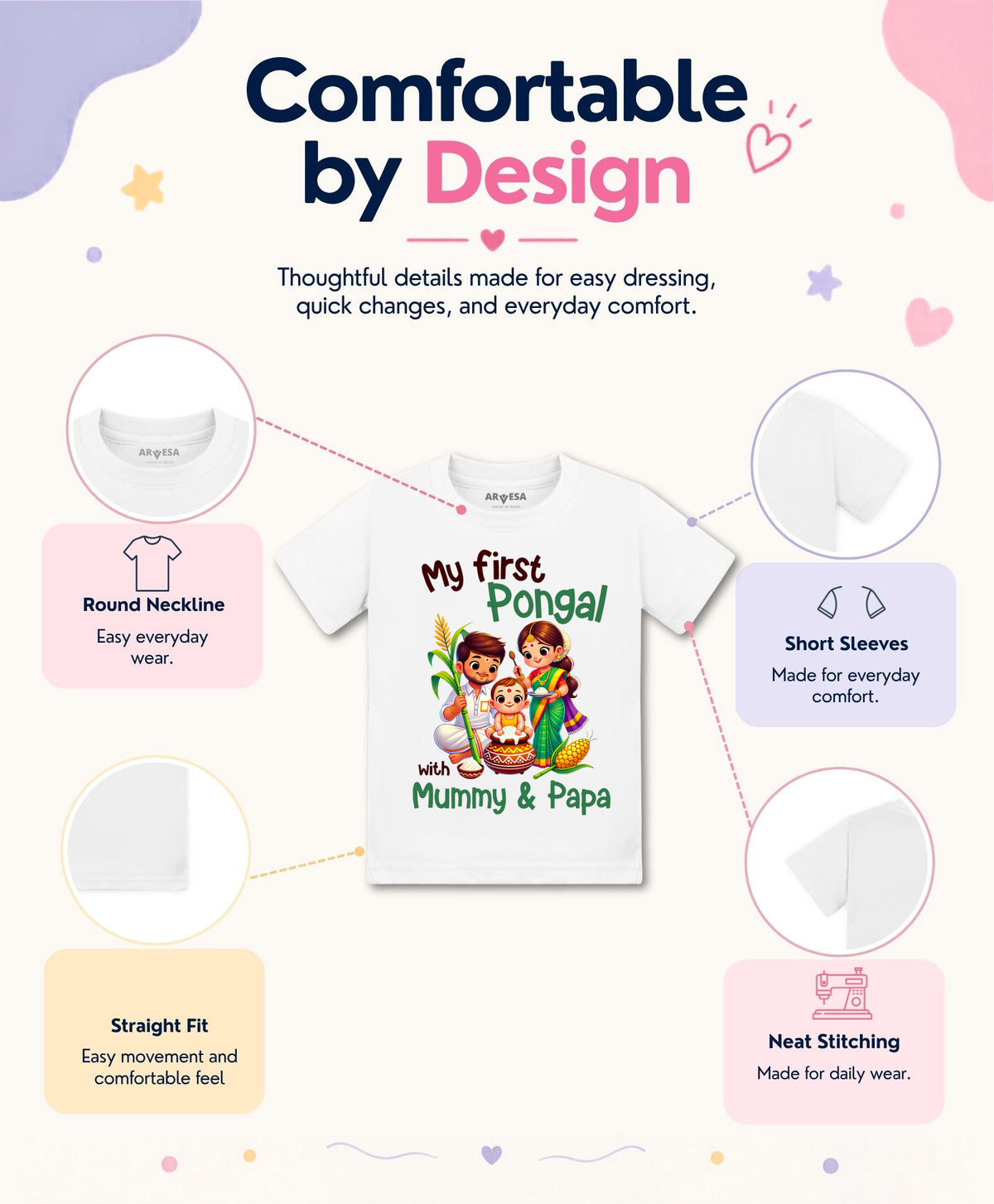 No | My First Pongal - T-shirt