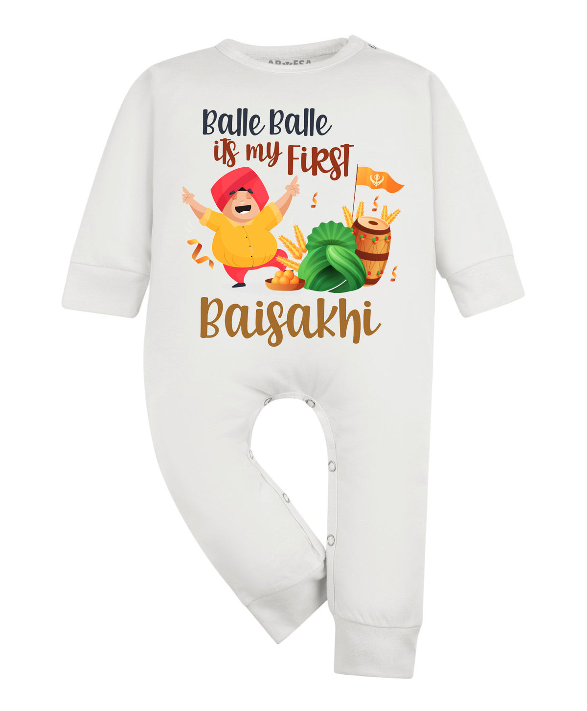No | Happy Baisakhi - Jumpsuit