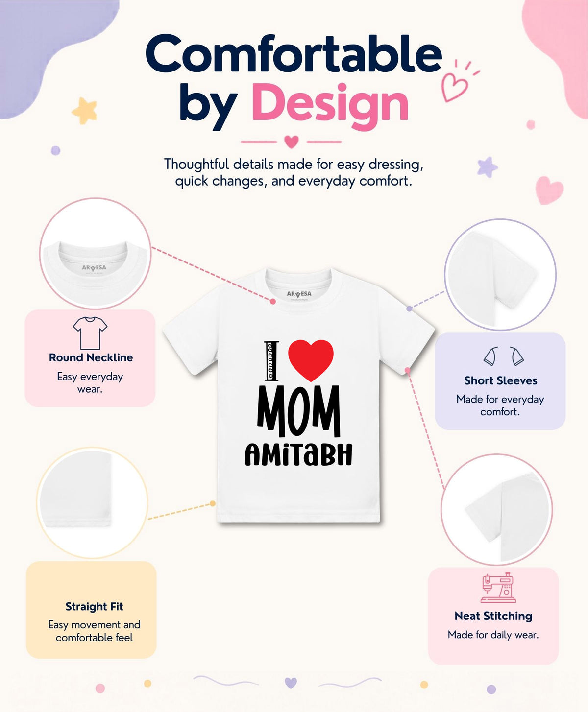 Yes | I Love Mom - T-shirt