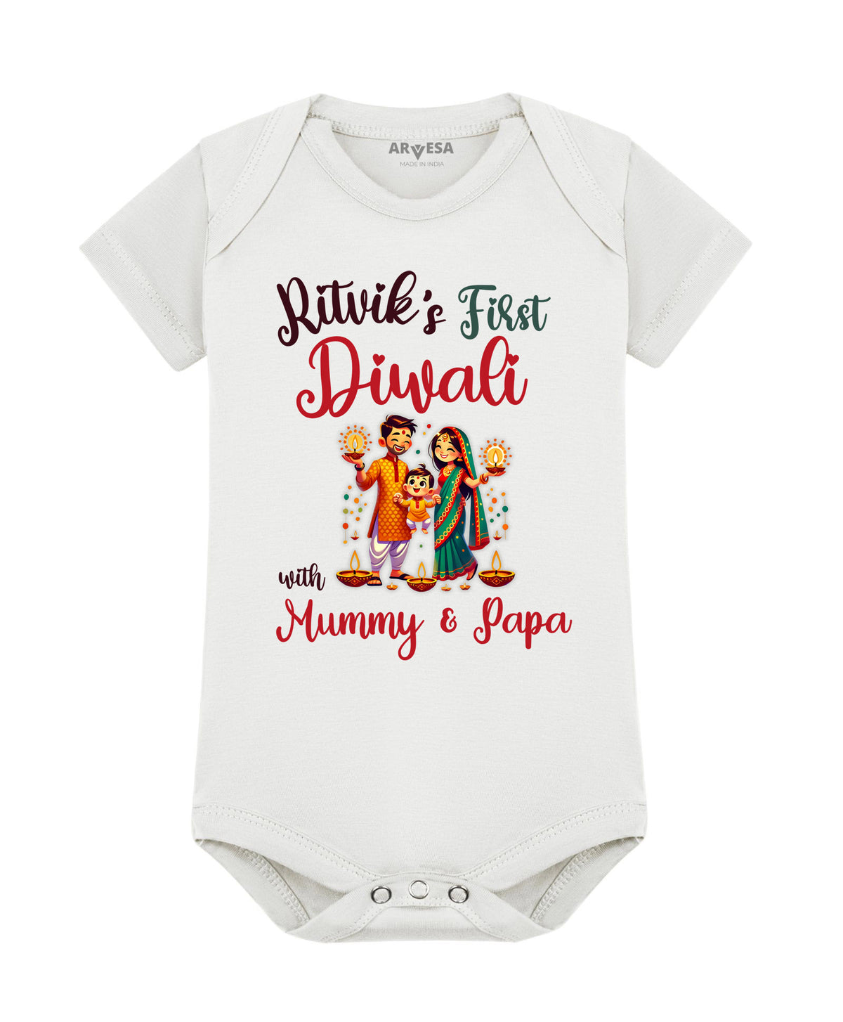 Yes | My First Diwali - Romper