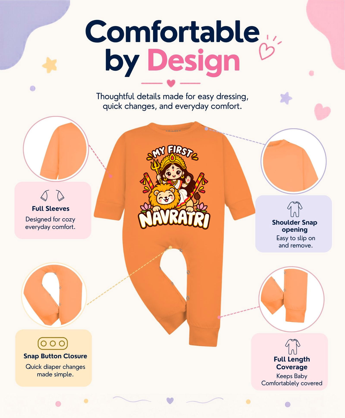 No | My First Navratri - Jumpsuit