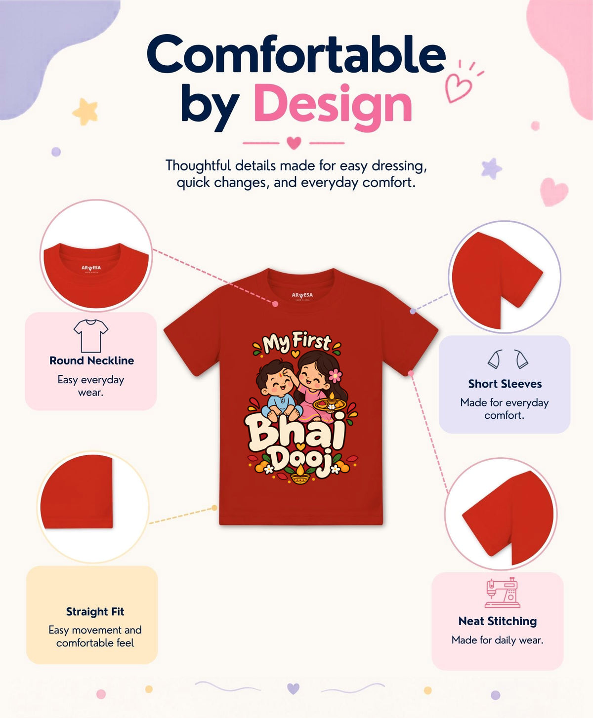 No | My First Bhaidooj Diwali - T-shirt