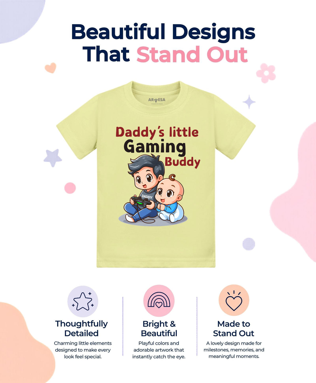 No | Daddy Little Gaming Buddy - T-shirt