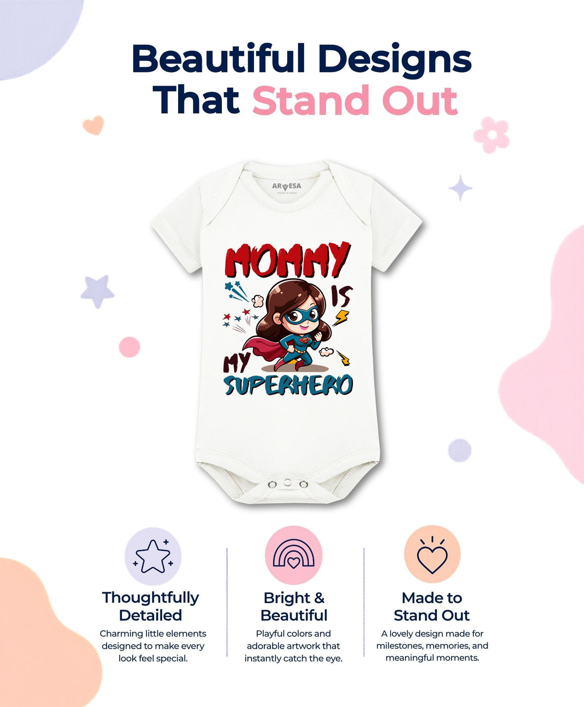 No | Mommy Is My Superhero - Romper
