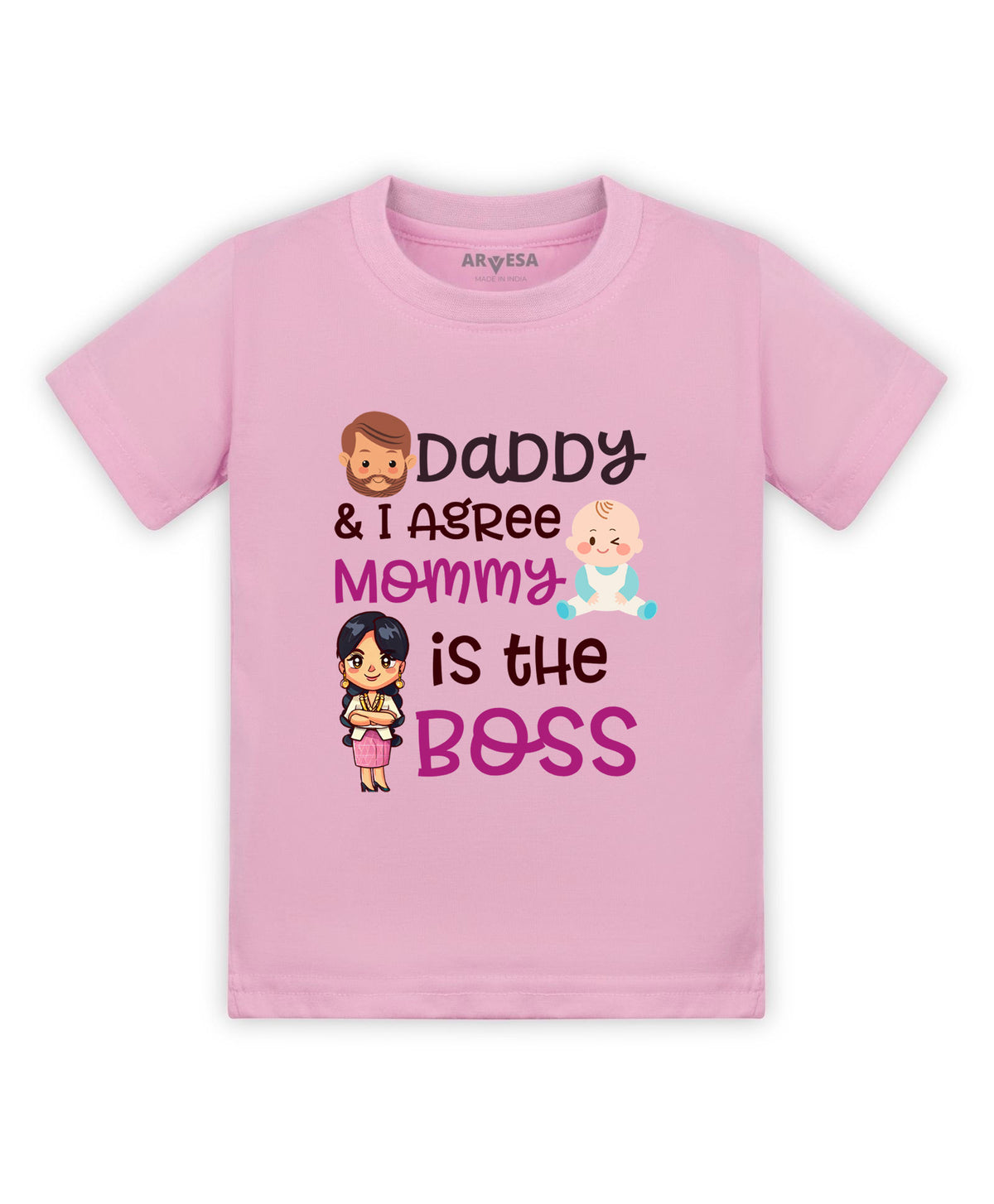 No | Daddy & I Agree Mommy Is Boss - T-shirt