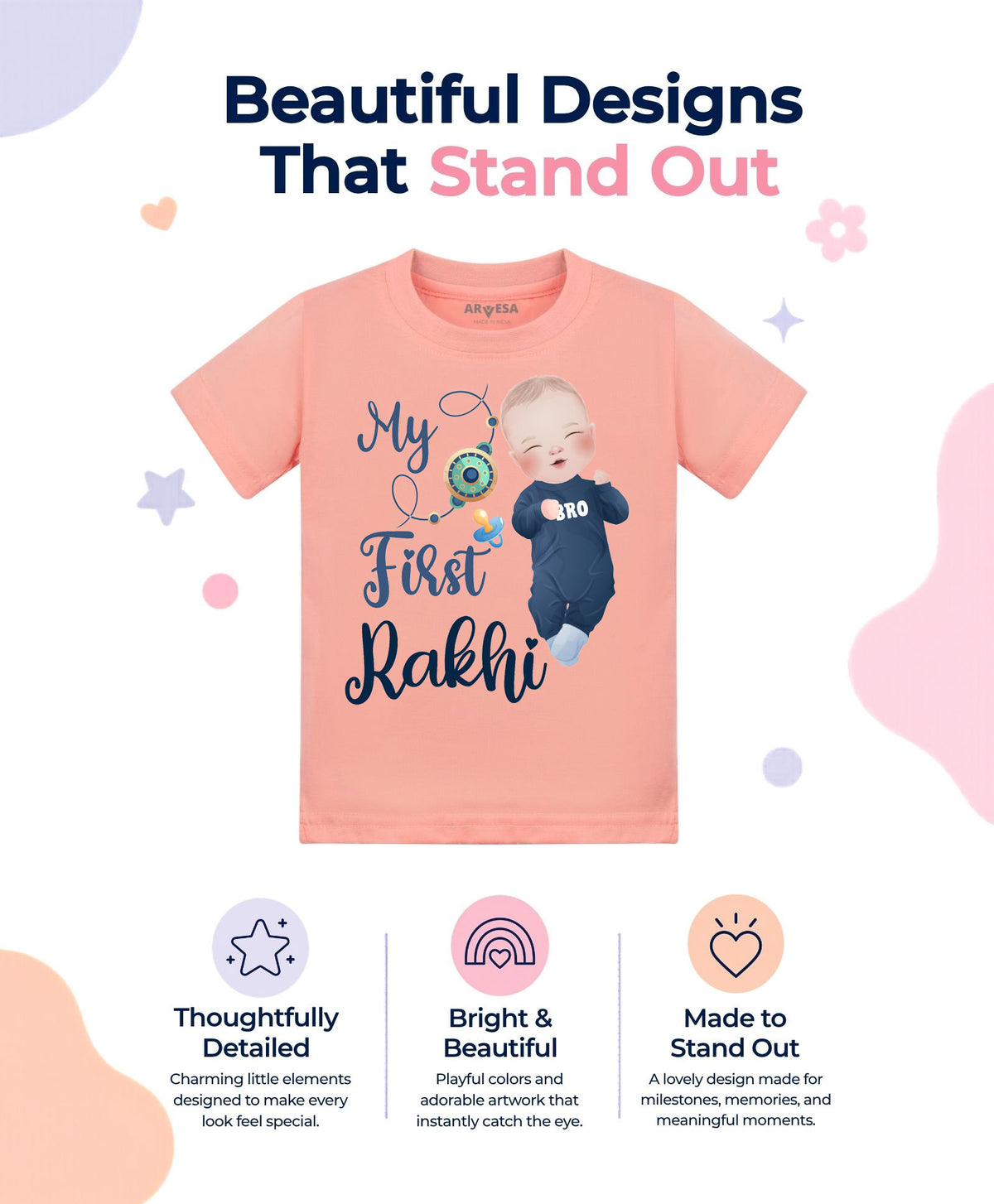 No | My First Rakhi - T-shirt