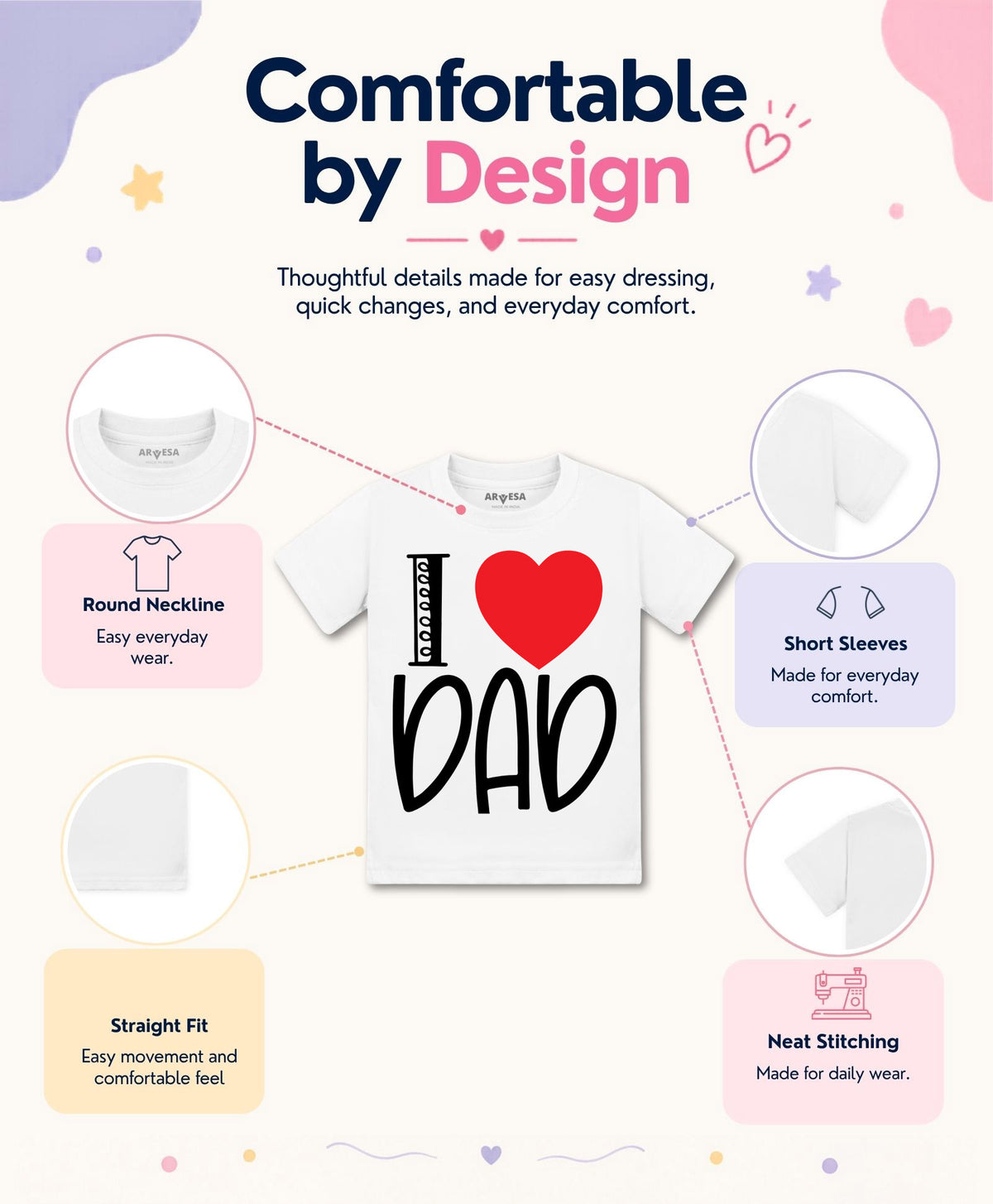 No | I Love Dad - T-shirt