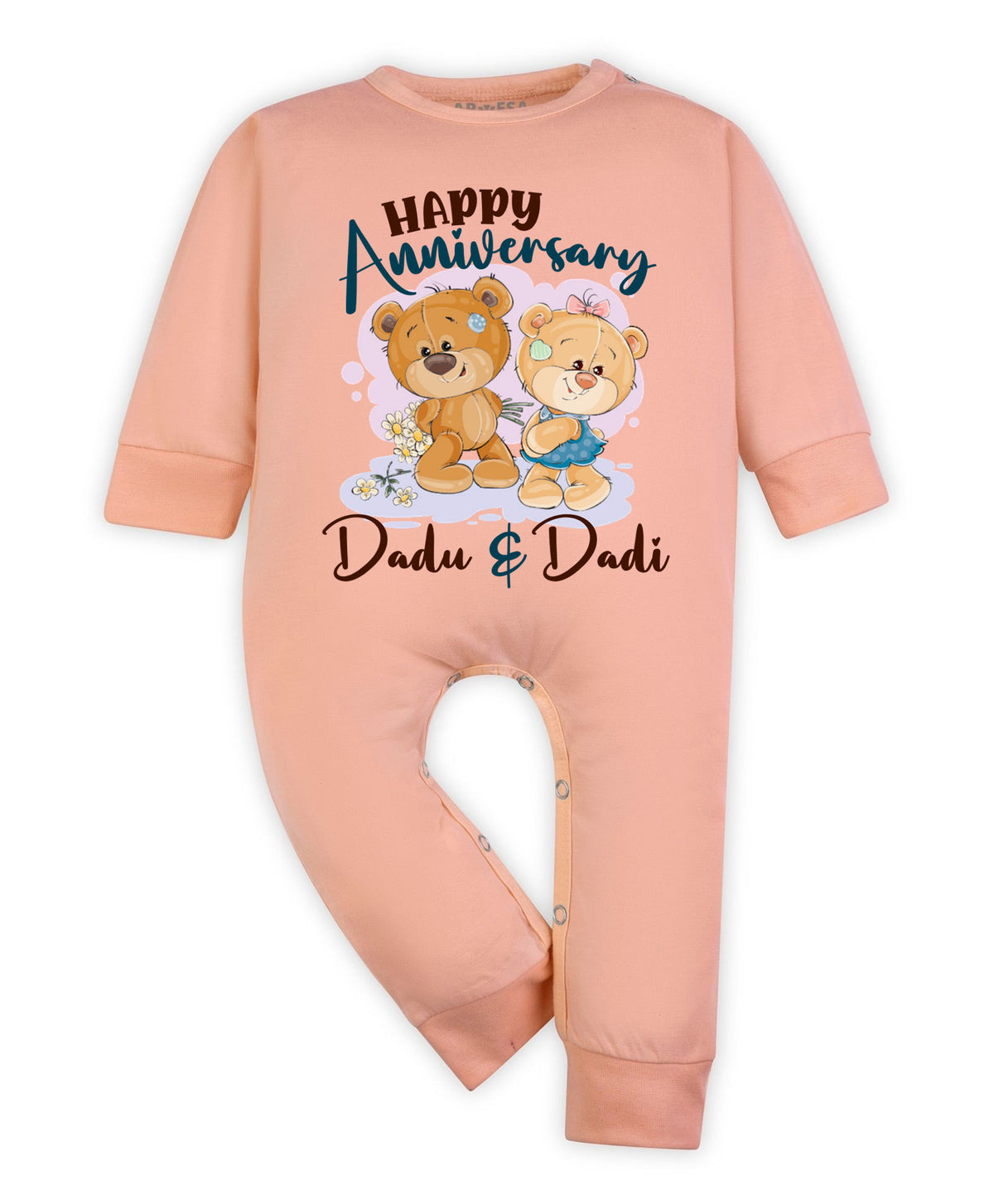 No | Happy Anniversay Dadu & Dadi Family Anniversary - Jumpsuit