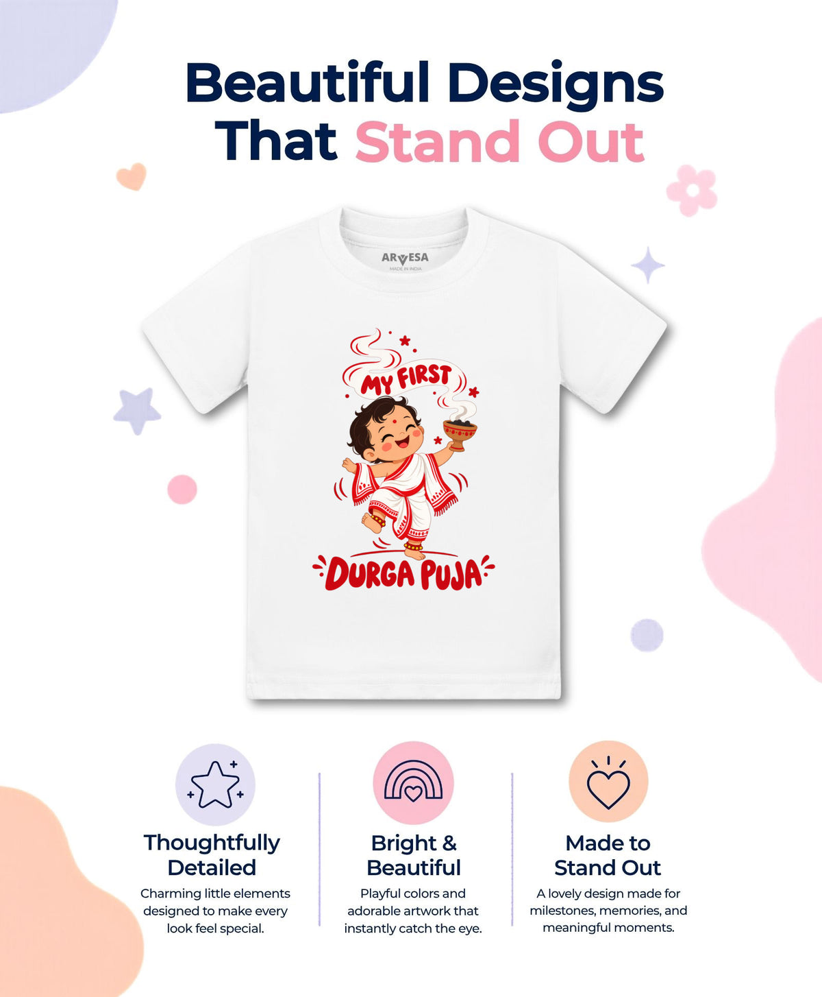 My First Durga Puja - T-shirt