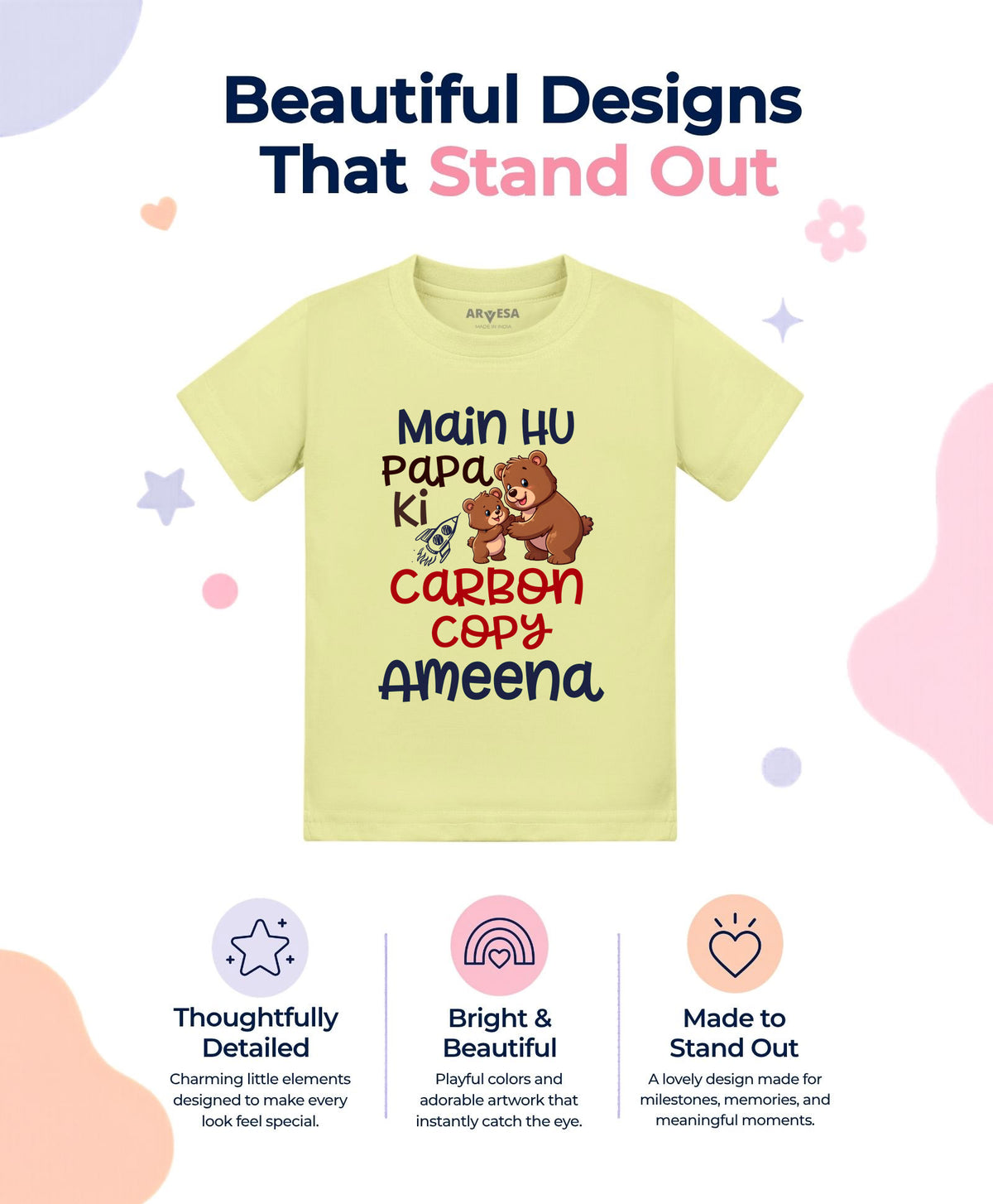 Yes | Mai Hu Papa Ki Carbon Copy Dad - T-shirt