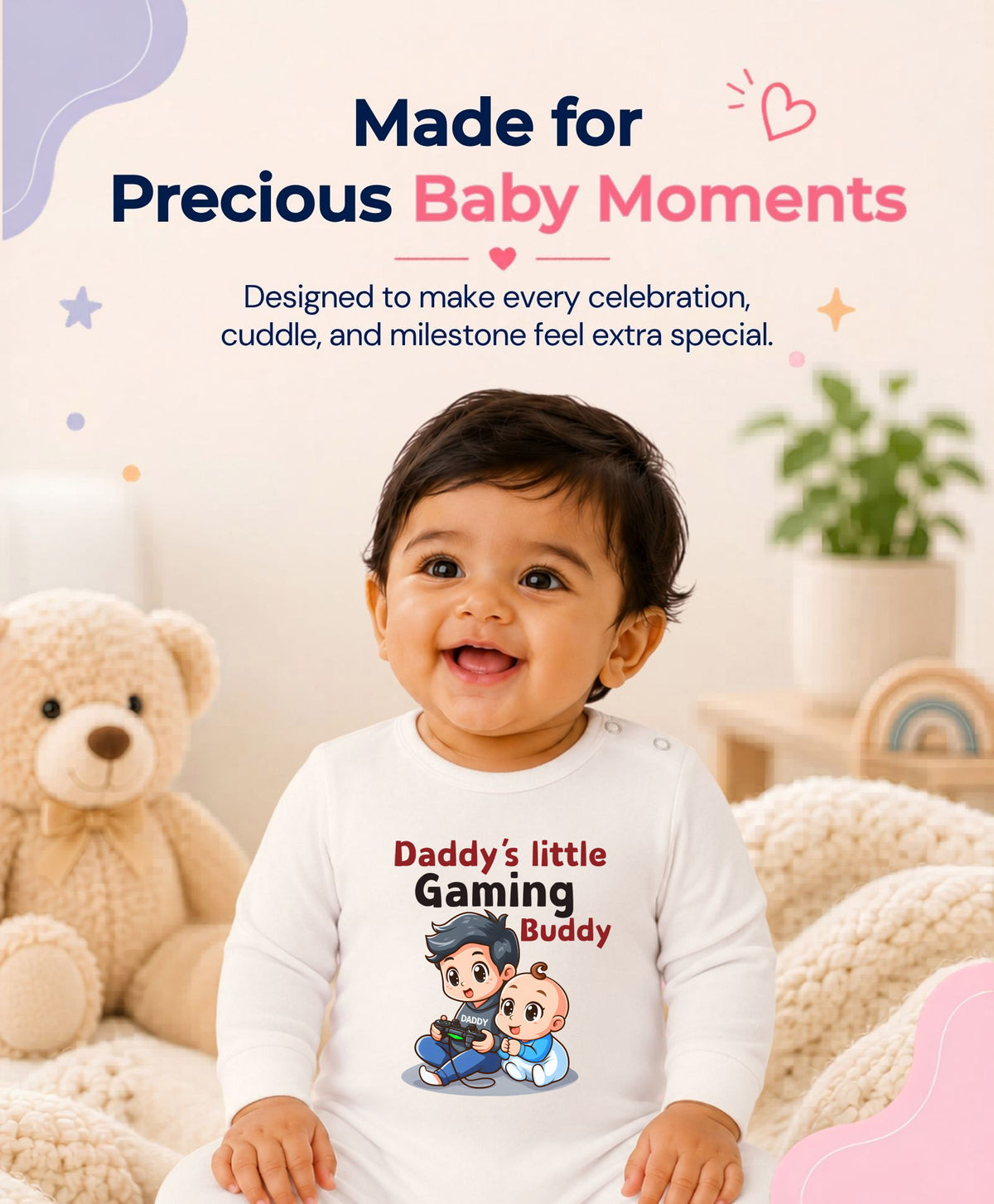 No | Daddy Little Gaming Buddy - Jumpsuit