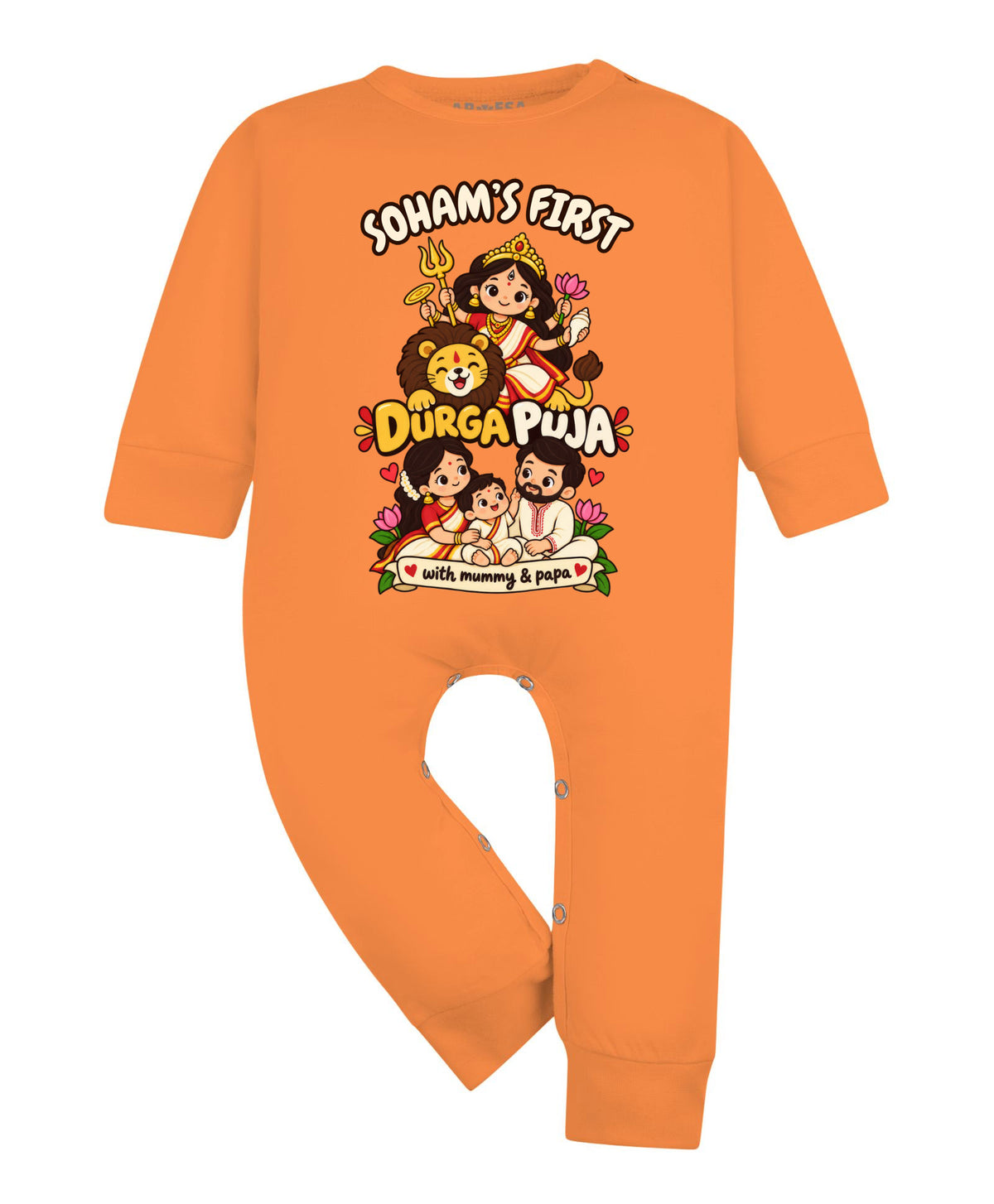 Yes | My First Durga Puja with Mummy & Papa - Jumpsuit
