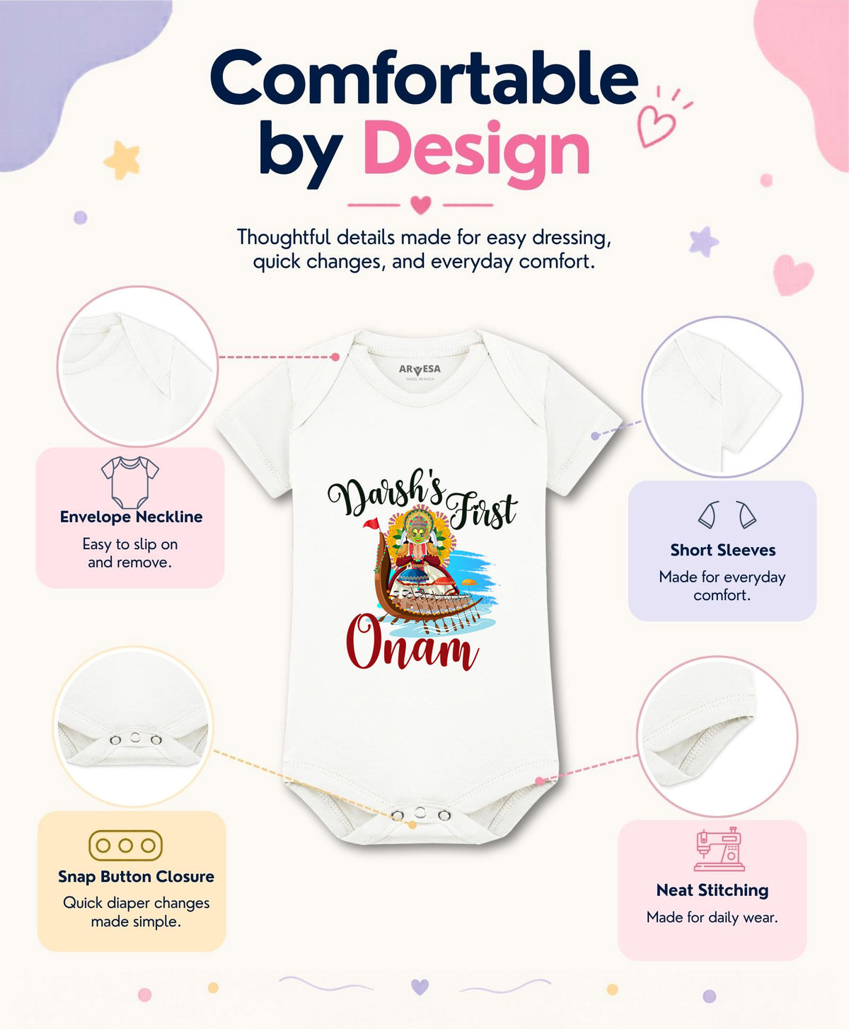 Yes | My First Onam - Romper