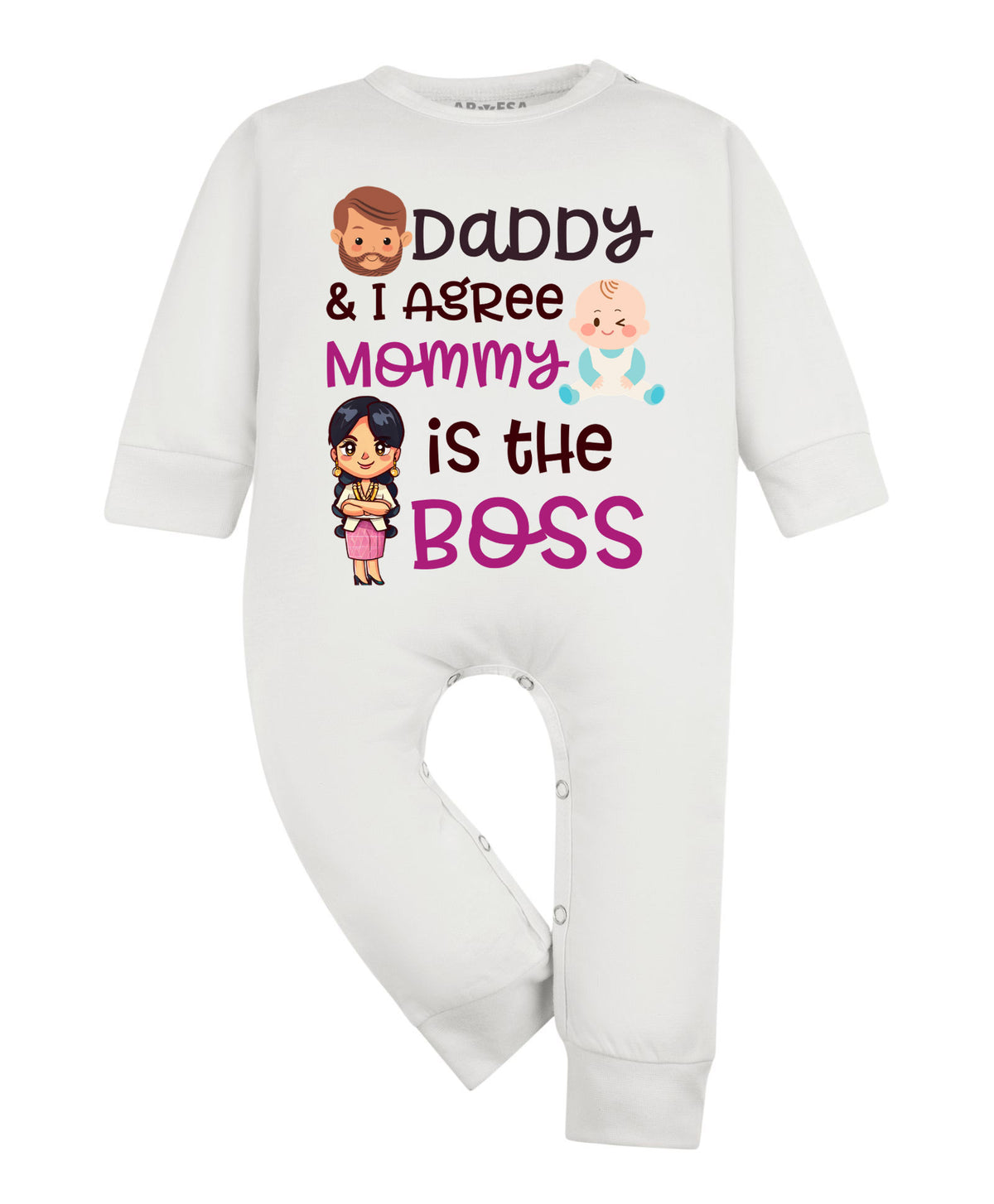 No | Daddy & I Agree Mommy Is Boss - Jumpsuit