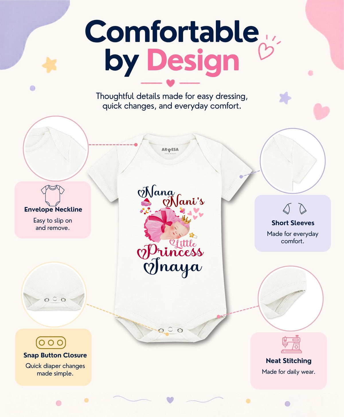 Yes | Nana Nani Little Princess - Romper