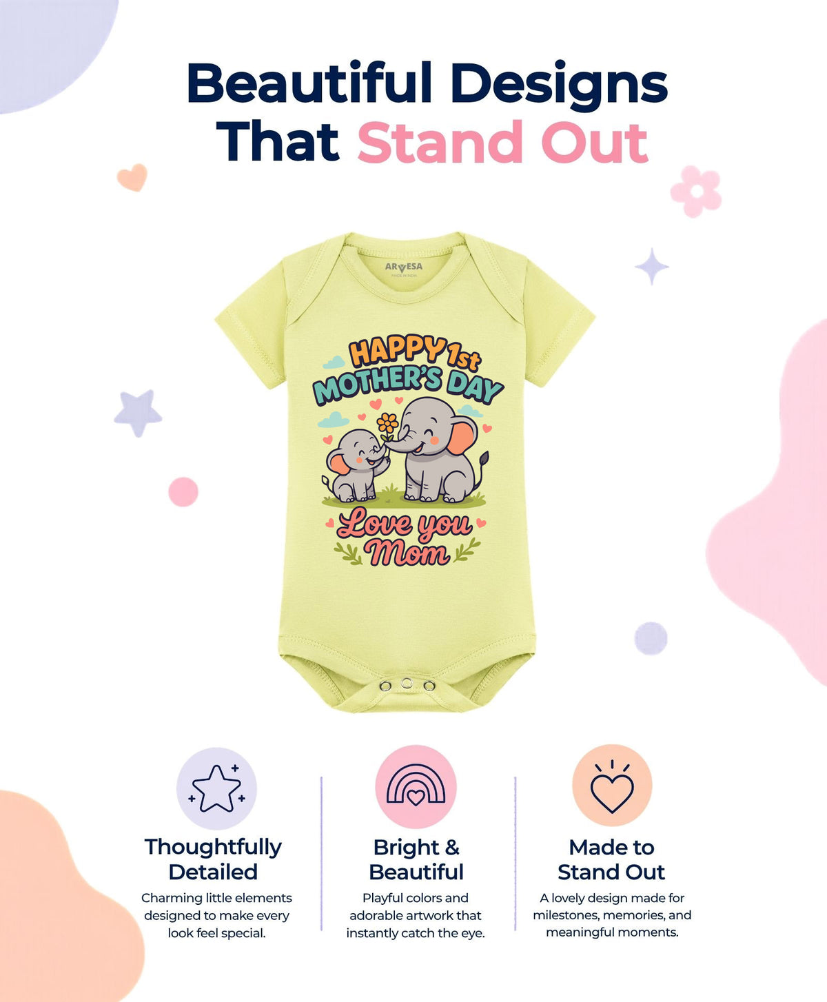 No | Happy Mother Days Mothers Day - Romper