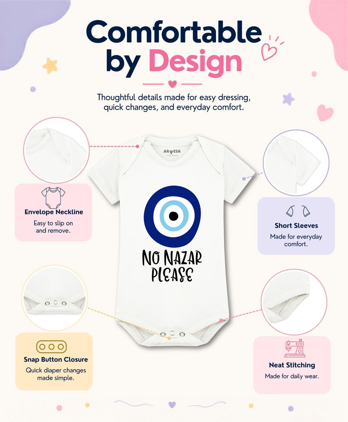 No | No Nazar Please Quirky - Romper