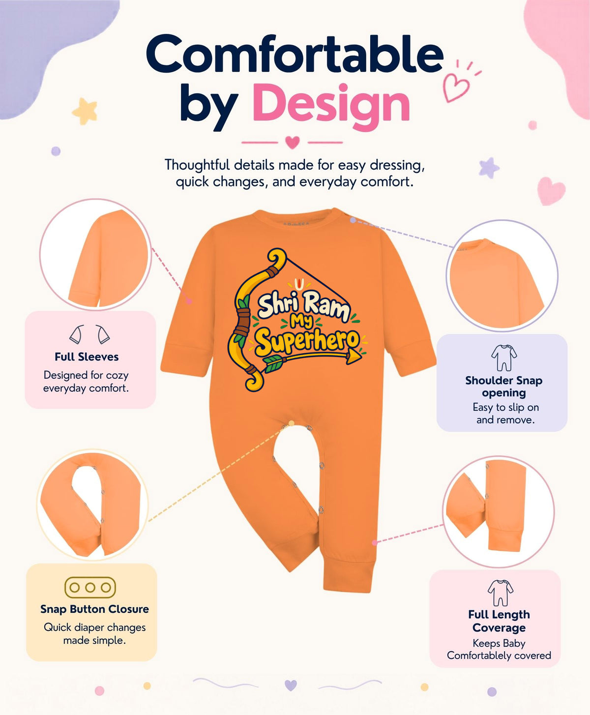 Shri Ram My Superhero Dussehra - Jumpsuit