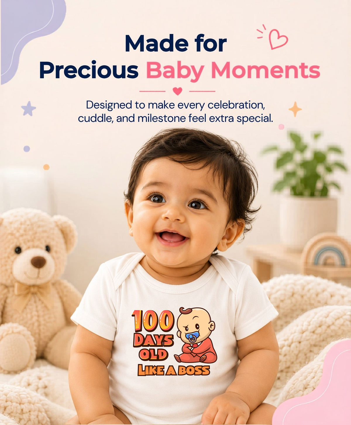 No | 100 Days Birthday - Romper