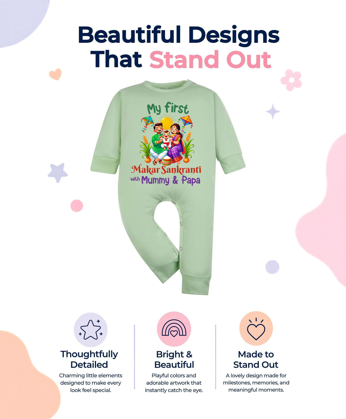 No | My First Makar sankranti - Jumpsuit
