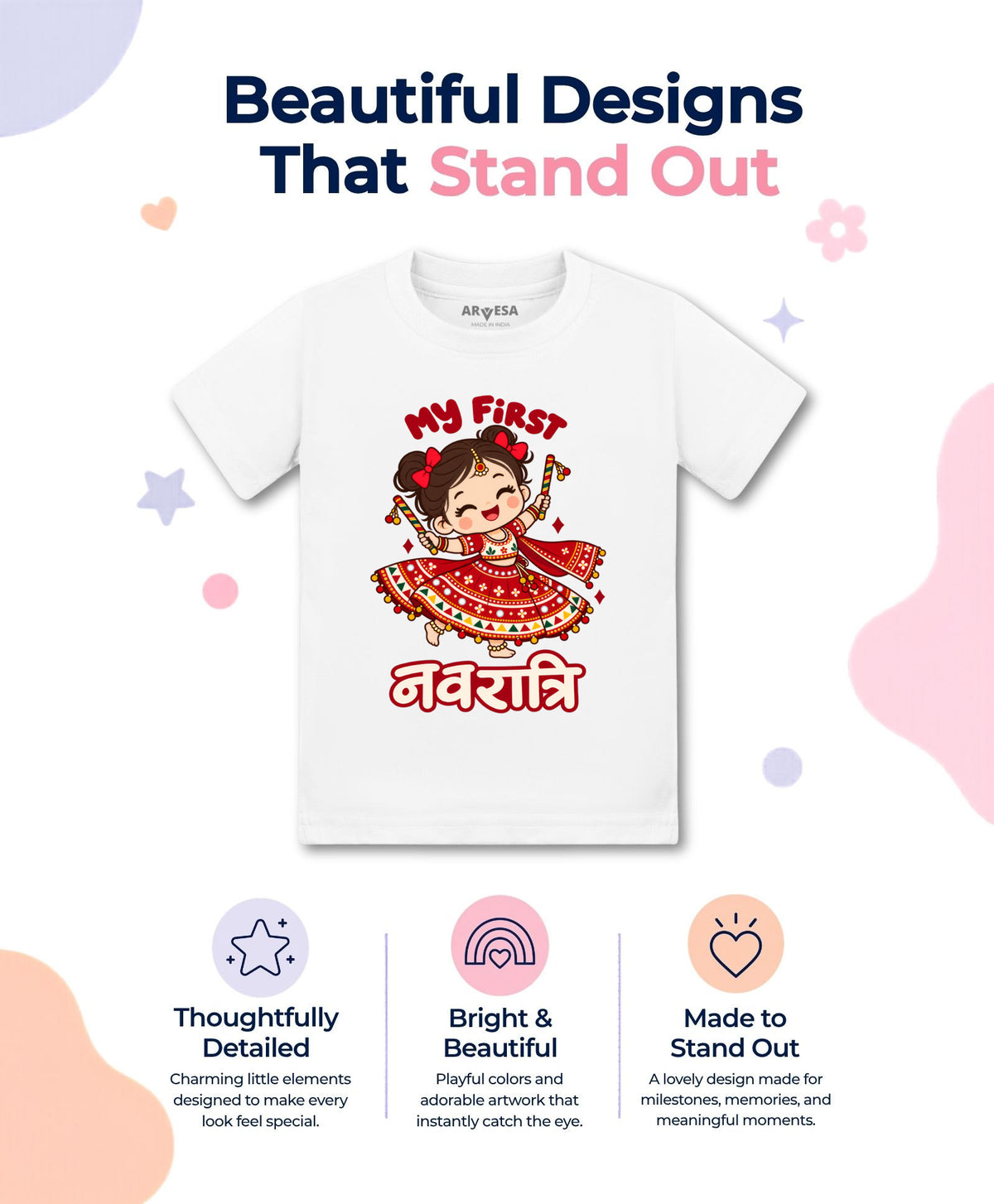 No | My First Navratri - T-shirt