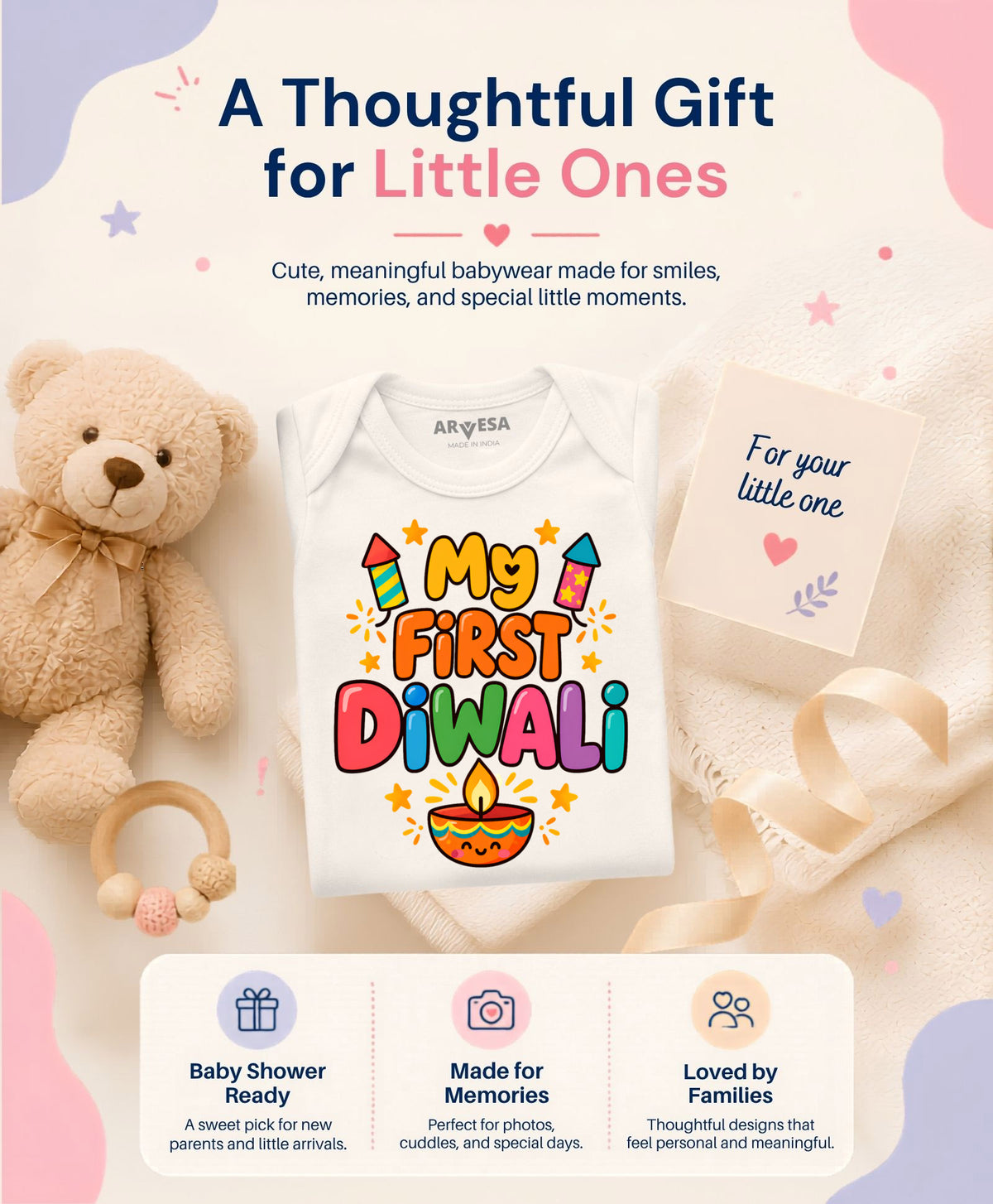 No | My First Diwali - Romper