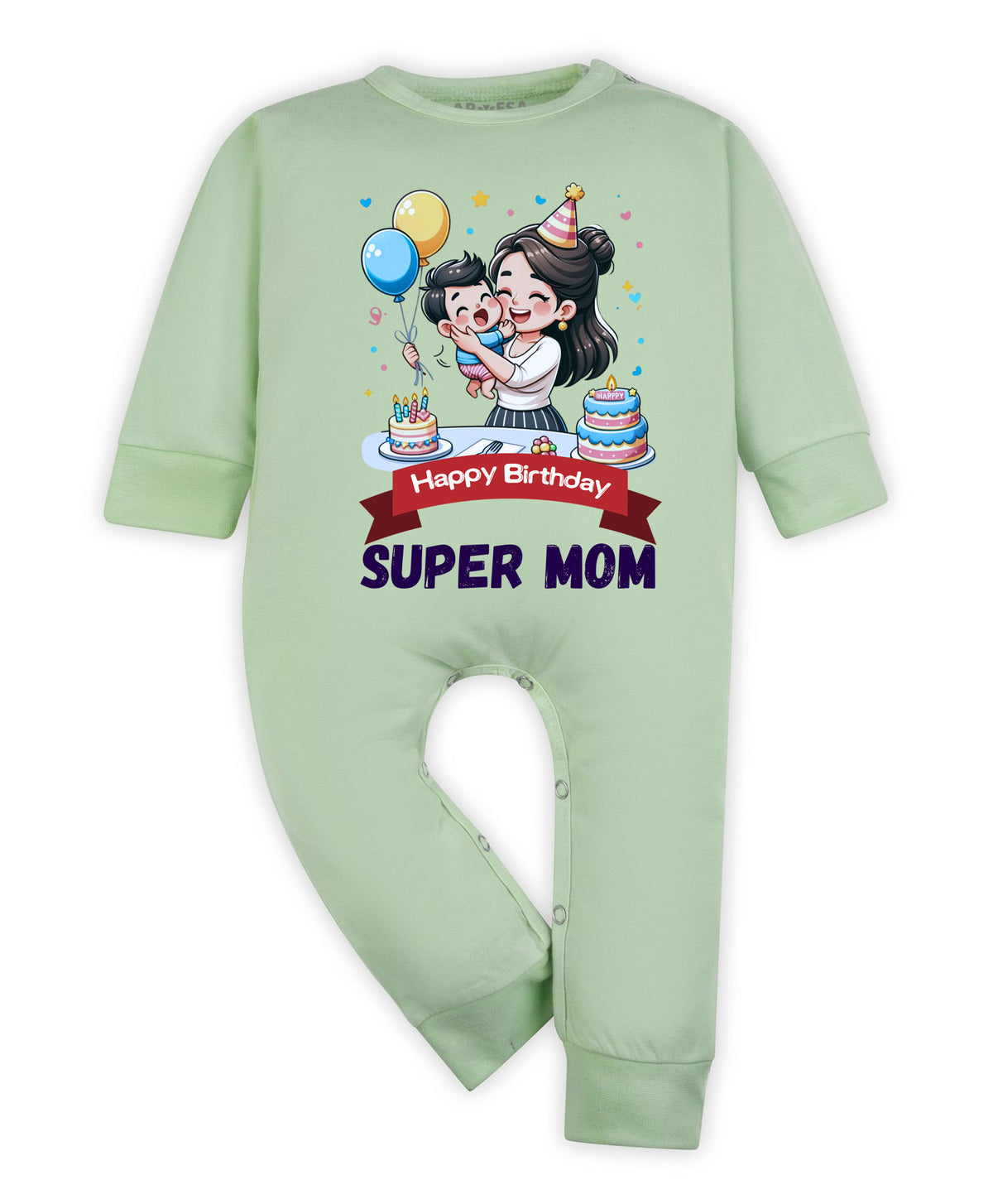 No | Happy Birthday Super Mom Mom Birthday - Jumpsuit