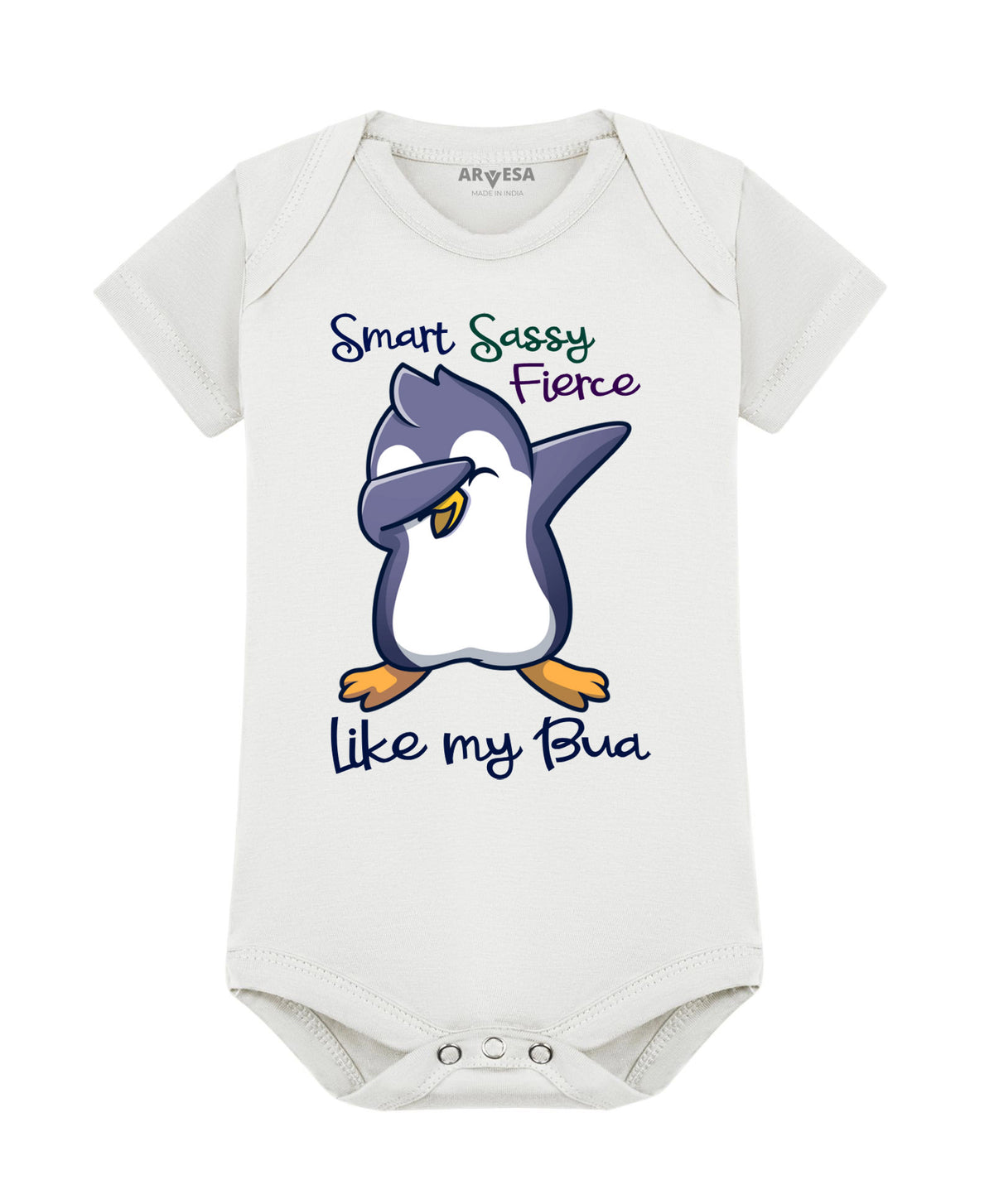 No | Smart Sassy Like My Bua - Romper