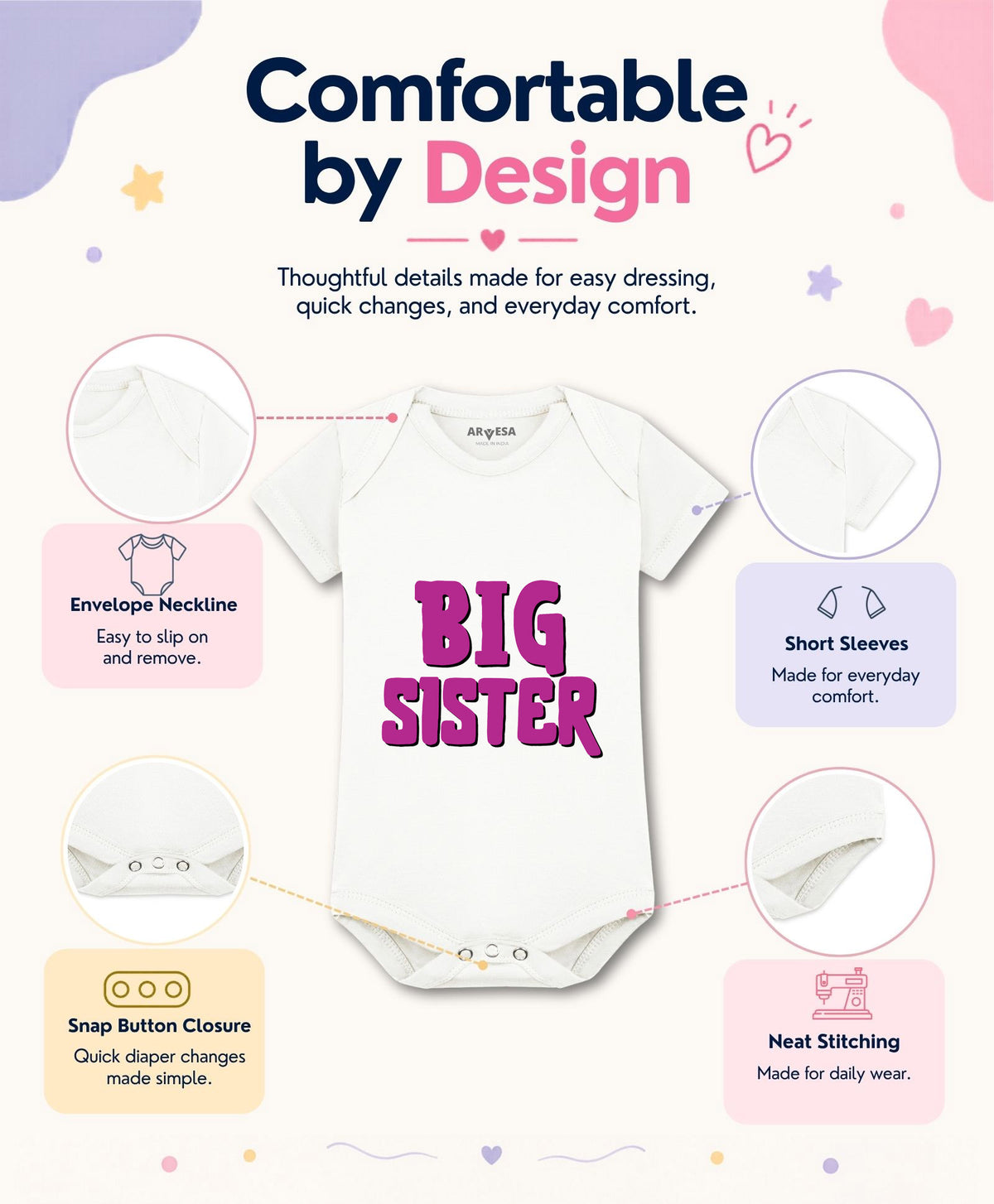 No | Big Sister - Romper