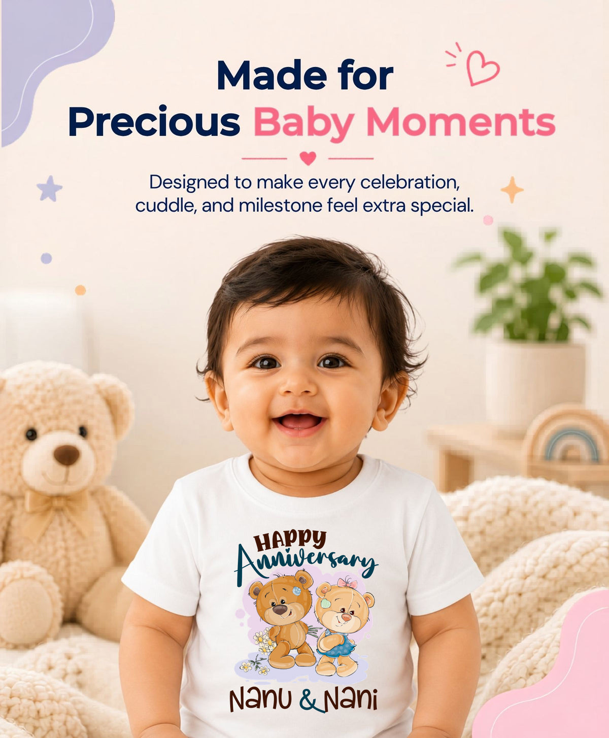 No | Happy Anniversay Nanu & Nani Family Anniversary - T-shirt