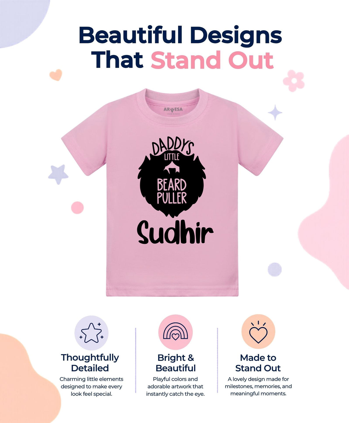 Yes | Daddy Little Beard Puller - T-shirt