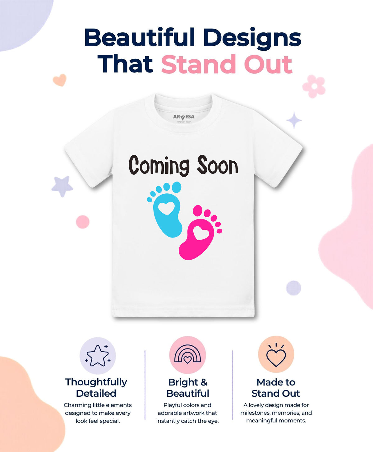 Coming Soon Pregnancy Announcement - T-shirt