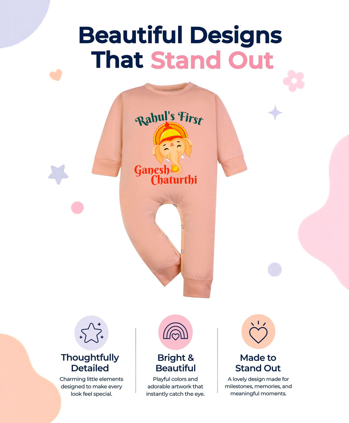 Yes | My First Ganesh Chaturthi - Jumpsuit