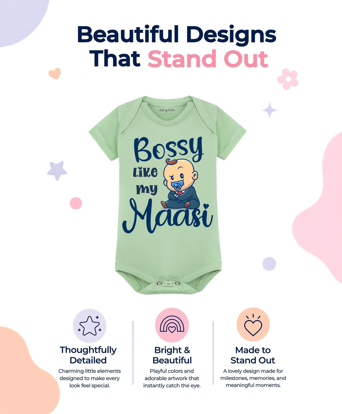 No | Bossy Like My Maasi - Romper