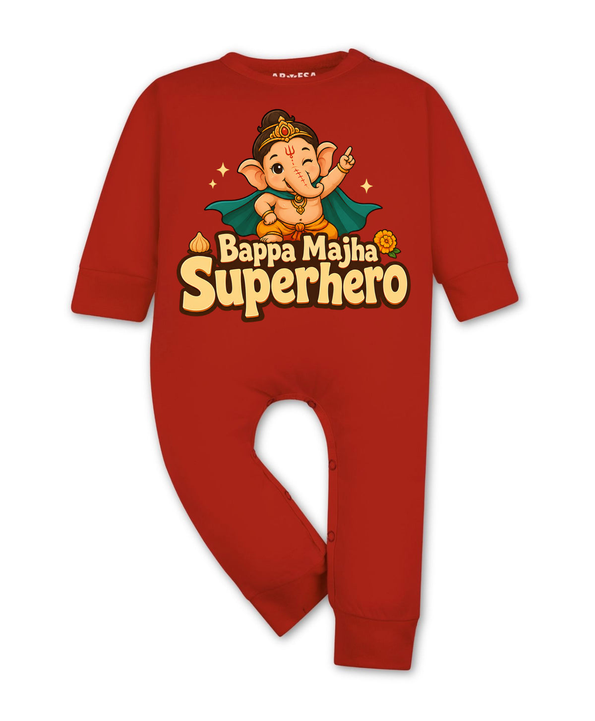 Bappa Majha Superhero Devotional - Jumpsuit