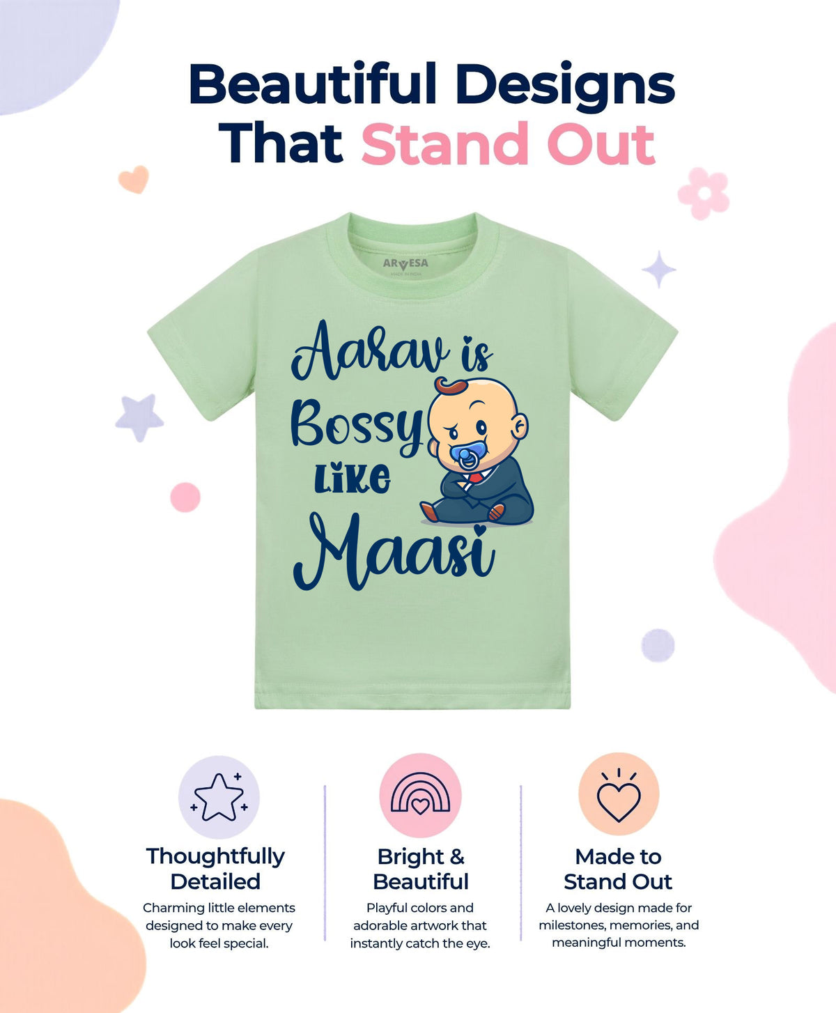 Yes | Bossy Like My Maasi - T-shirt