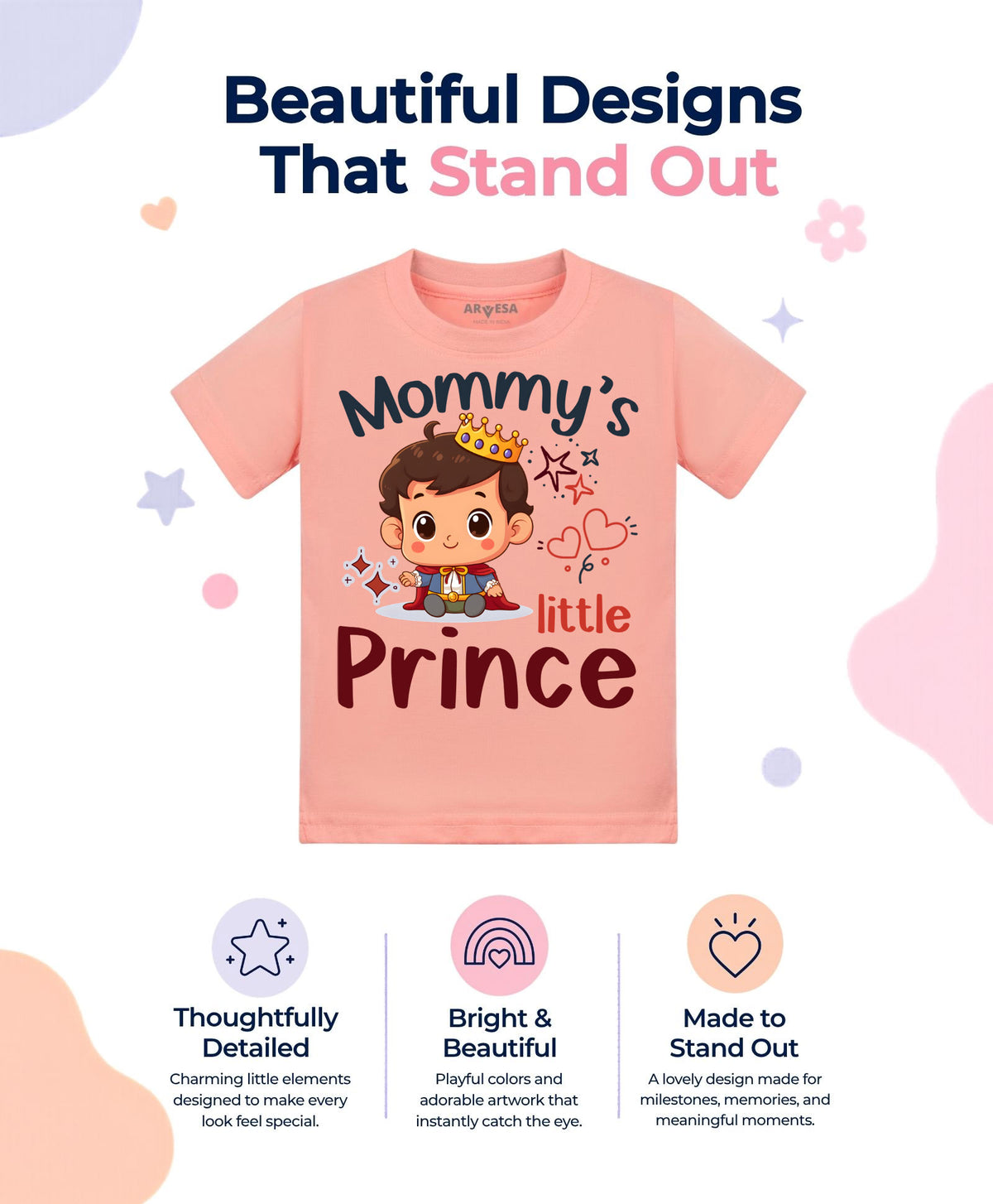 No | Mommy Little Prince - T-shirt