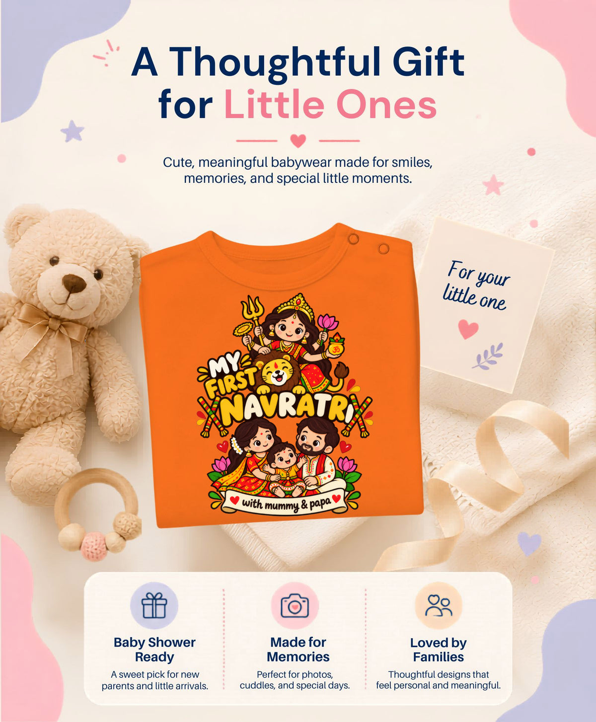 No | My First Navratri with Mummy & Papa - Jumpsuit