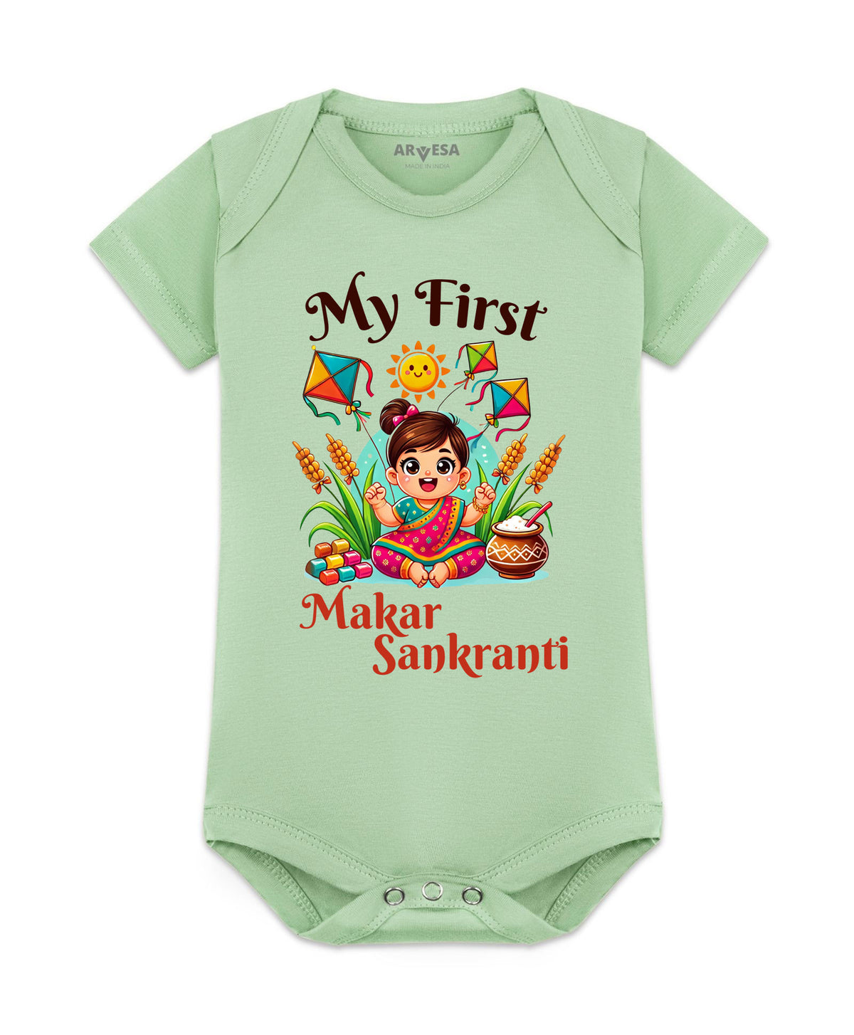 No | My First Makar sankranti - Romper