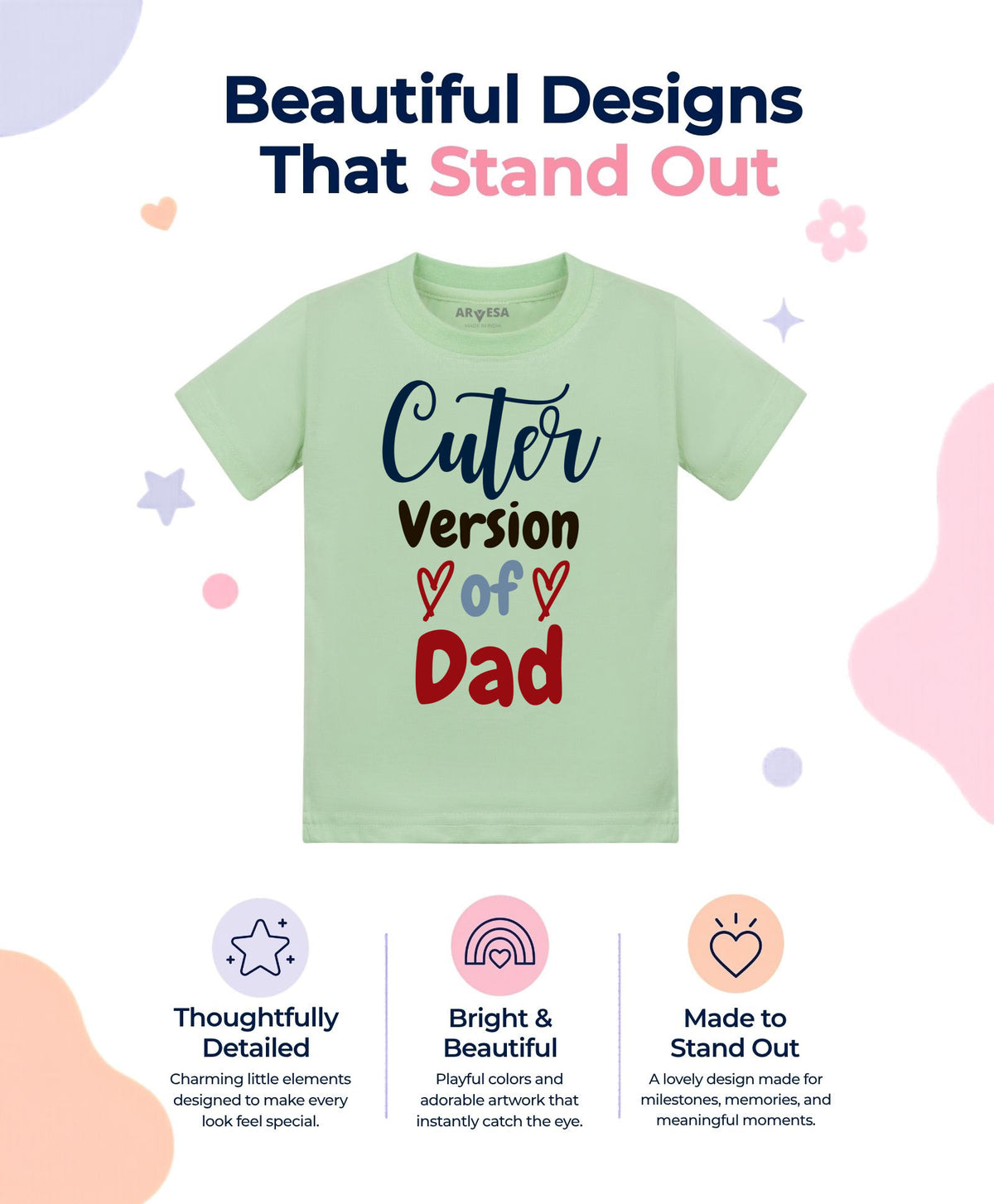 No | Cuter Version Of Dad - T-shirt